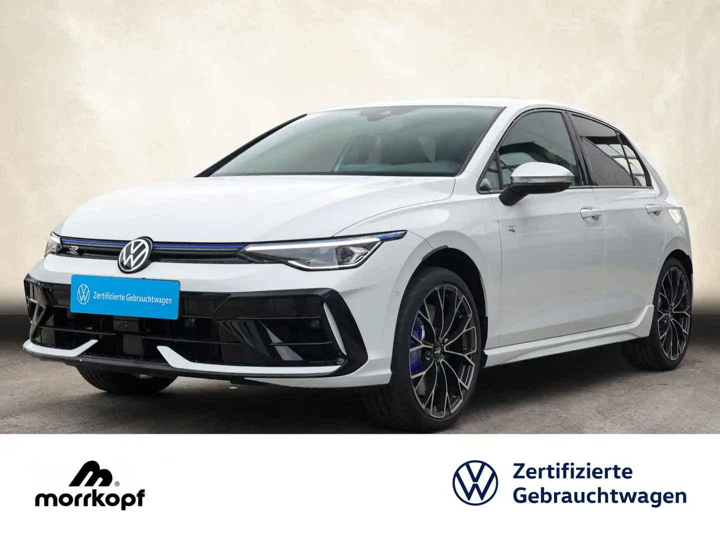 Volkswagen Golf 2.0TSI DSG 4Motion R +19ZOLL+AHK+FREI AB Navi Weiß - 2