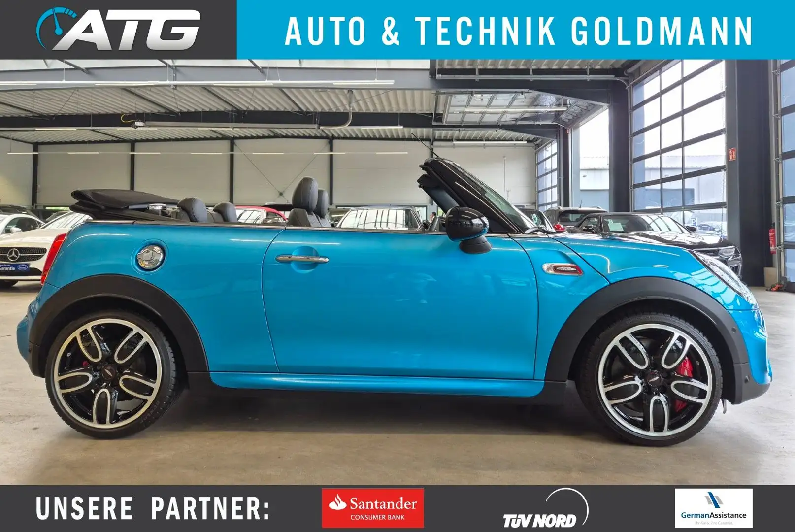 MINI John Cooper Works Cabrio JOHN COOPER WORKS CABRIO LEDER NAVI LED SHZ CAM Azul - 1