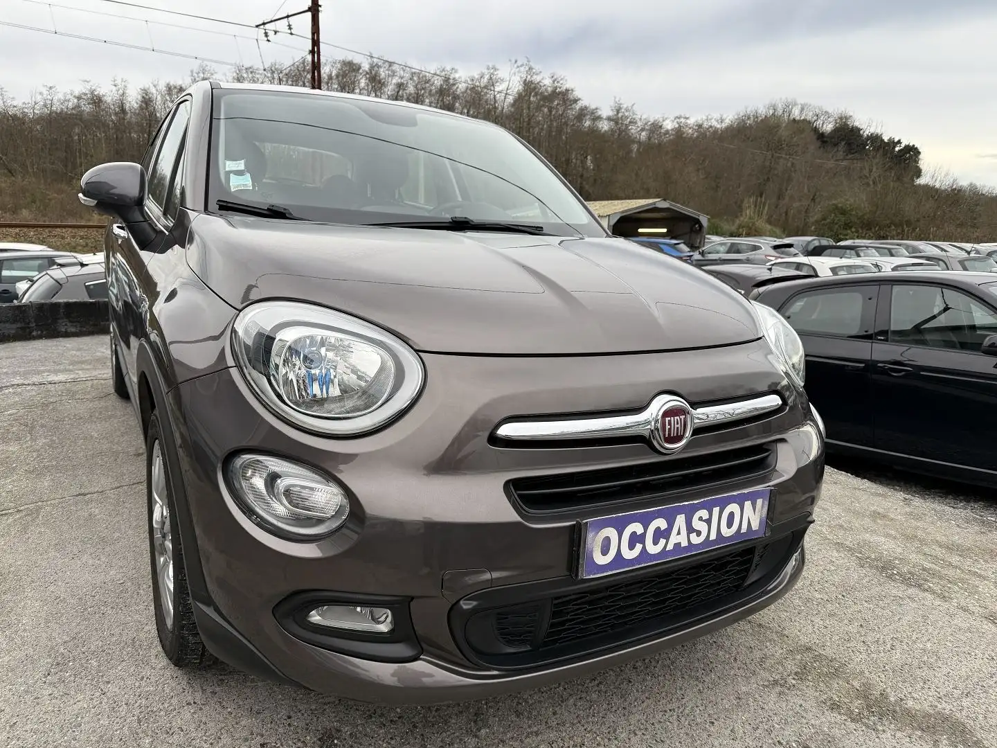 Fiat 500X 1.6 MULTIJET 16V 120CH LOUNGE Brun - 1