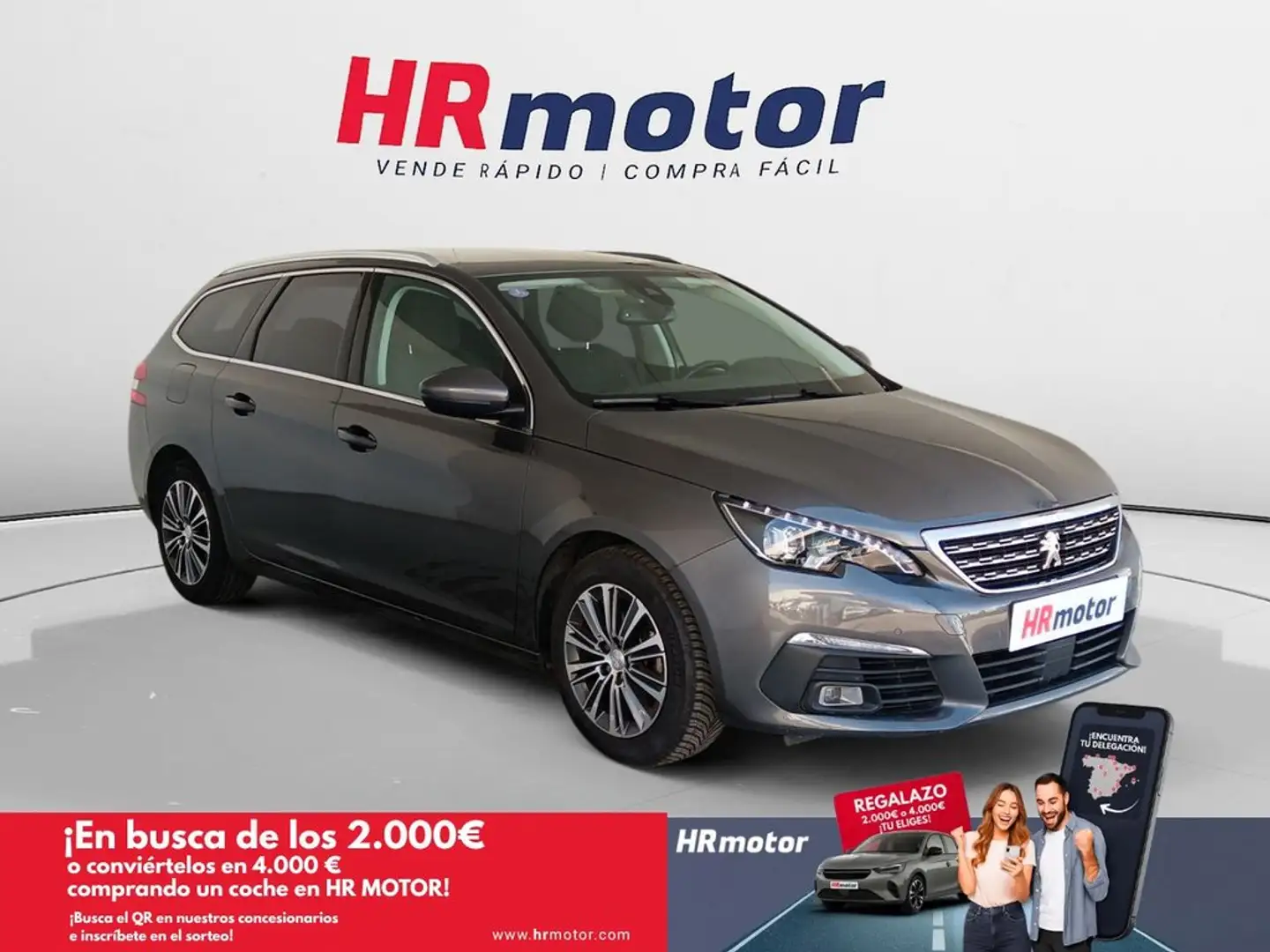 Peugeot 308 1.2 PureTech 130 SW Allure Gris - 1
