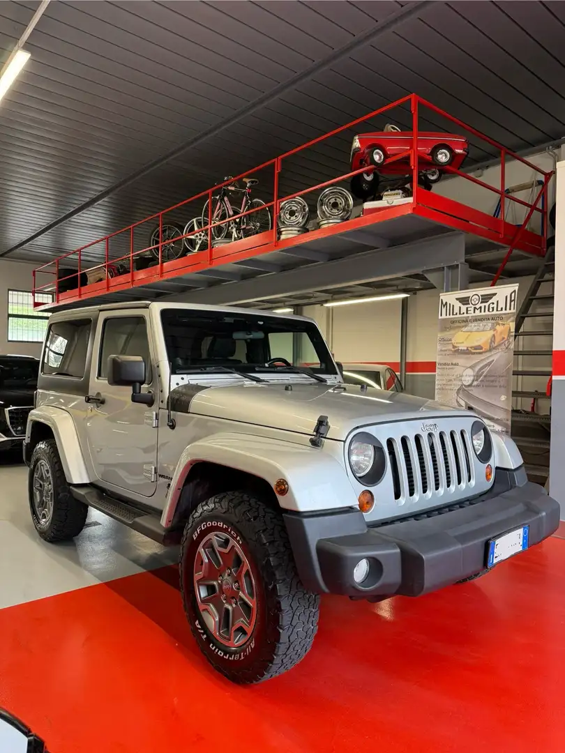 Jeep Wrangler Wrangler 2.8 crd Sahara auto Argento - 1