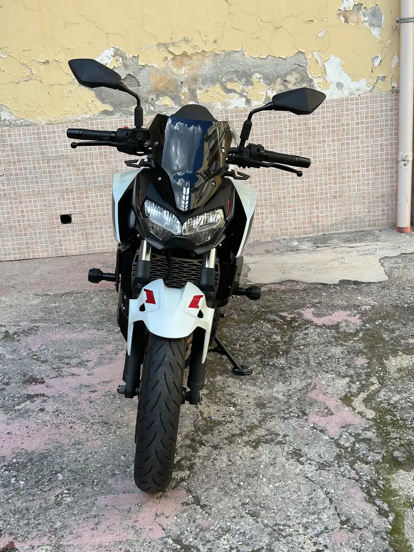 Kawasaki Z 400 Blanc - 2