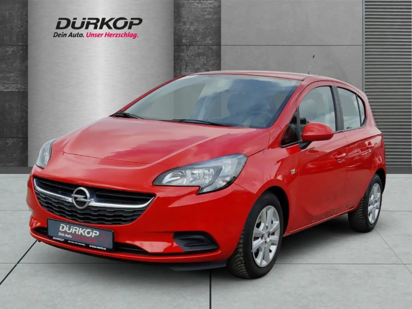 Opel Corsa E 1.2 Edition 5Tür Klima Sitzheizung Lenkradheizun Roşu - 1