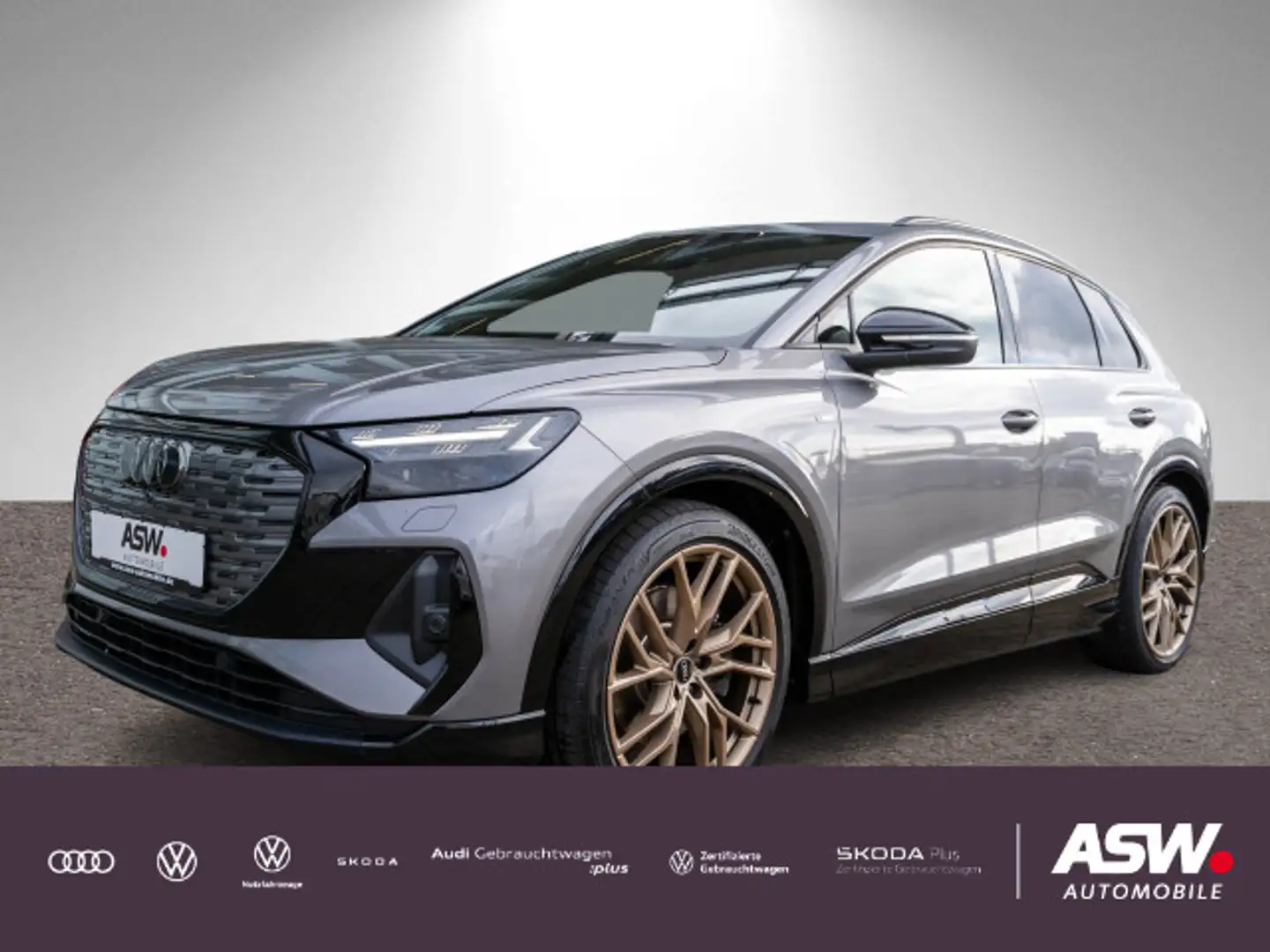 Audi Q4 e-tron Q4 50 e-tron quattro S line Head-up ACC SONOS VC Grau - 1