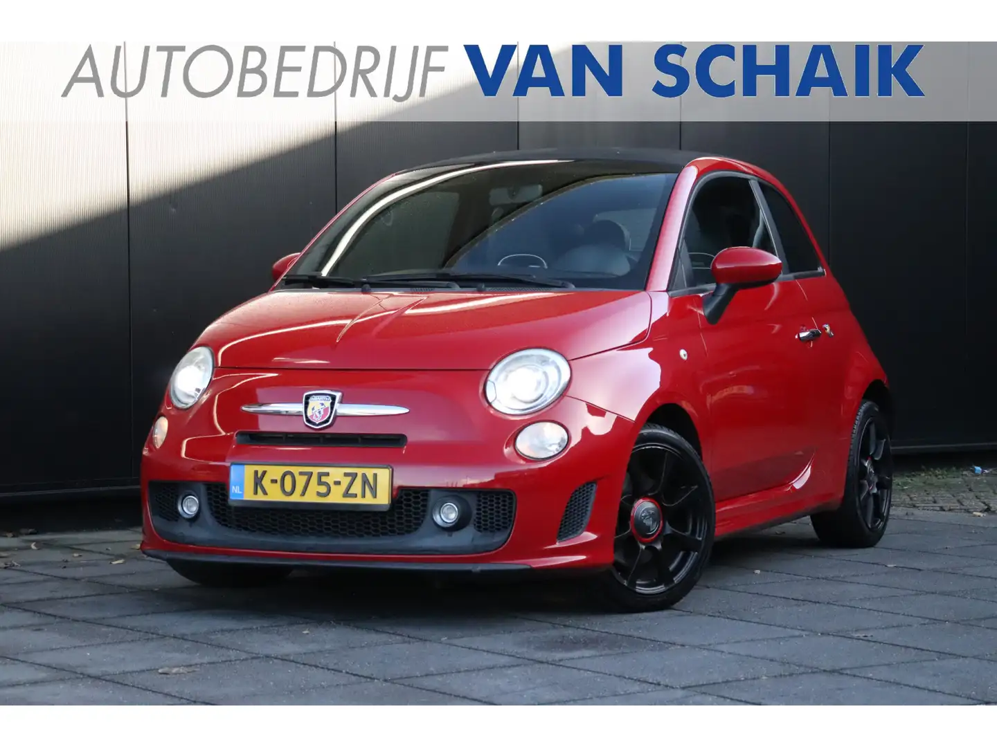 Fiat 500 Abarth 1.4-16V | 135 PK | OPED DAK | LEDER | STOELVERW Rouge - 1