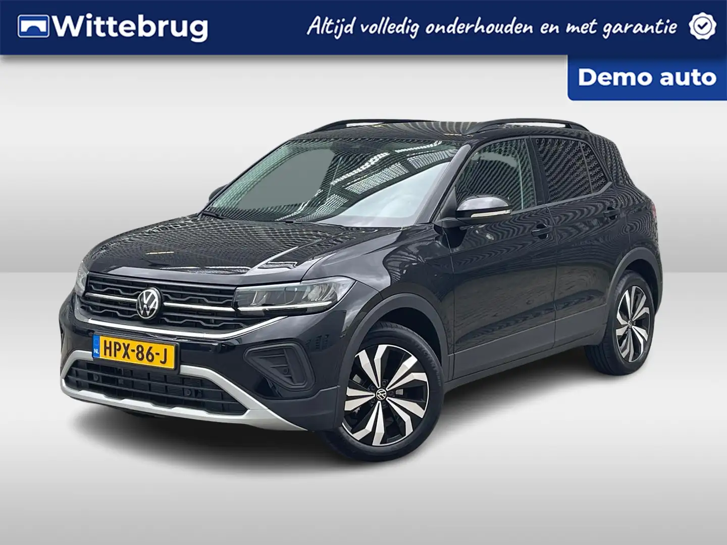 Volkswagen T-Cross 1.0 TSI Life Edition / Achteruitrijcamera / App Co Zwart - 1