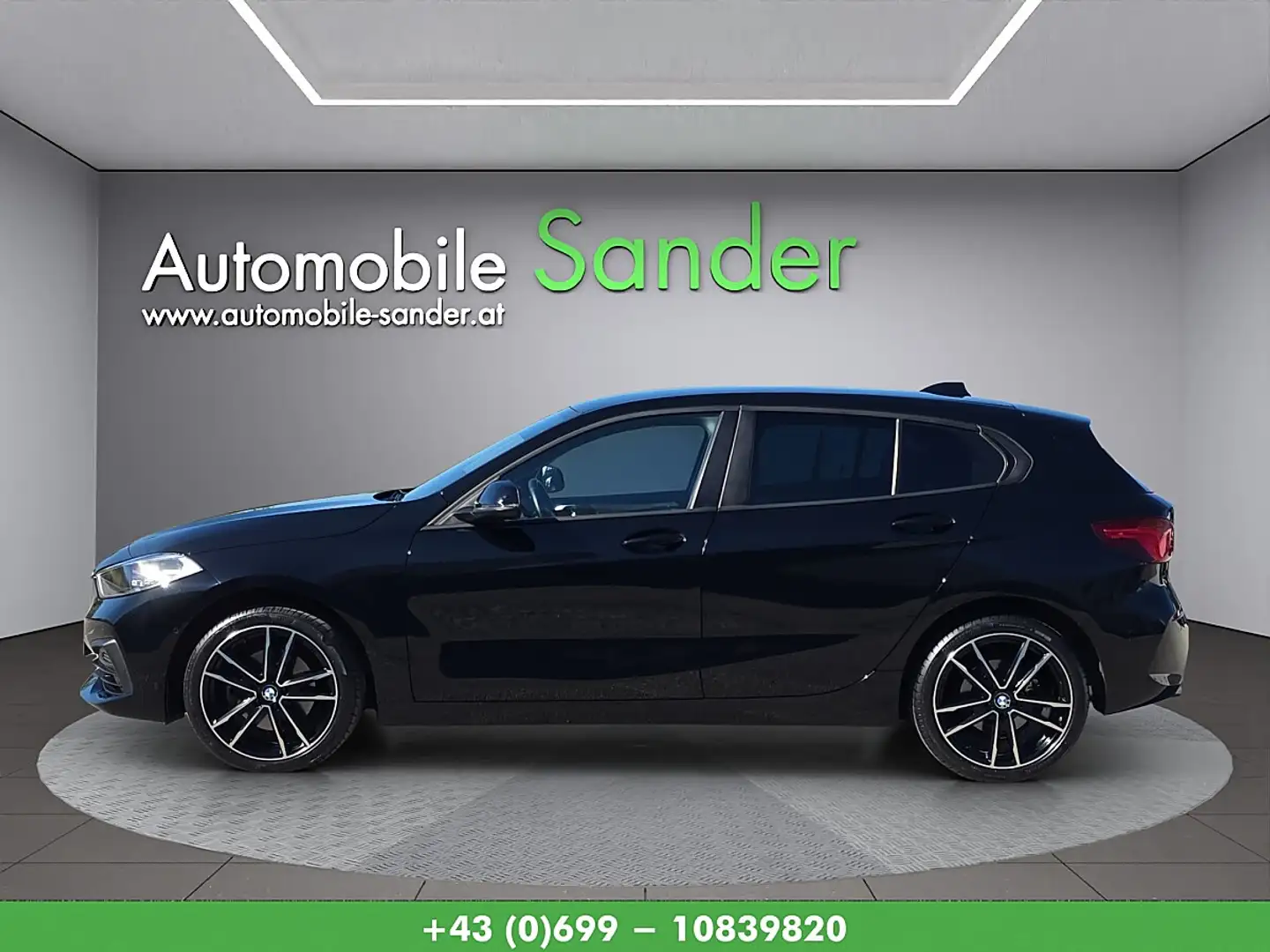 BMW 116 i Aut. Advantage *1.BESITZ / 18 ZOLL ALU* Schwarz - 2