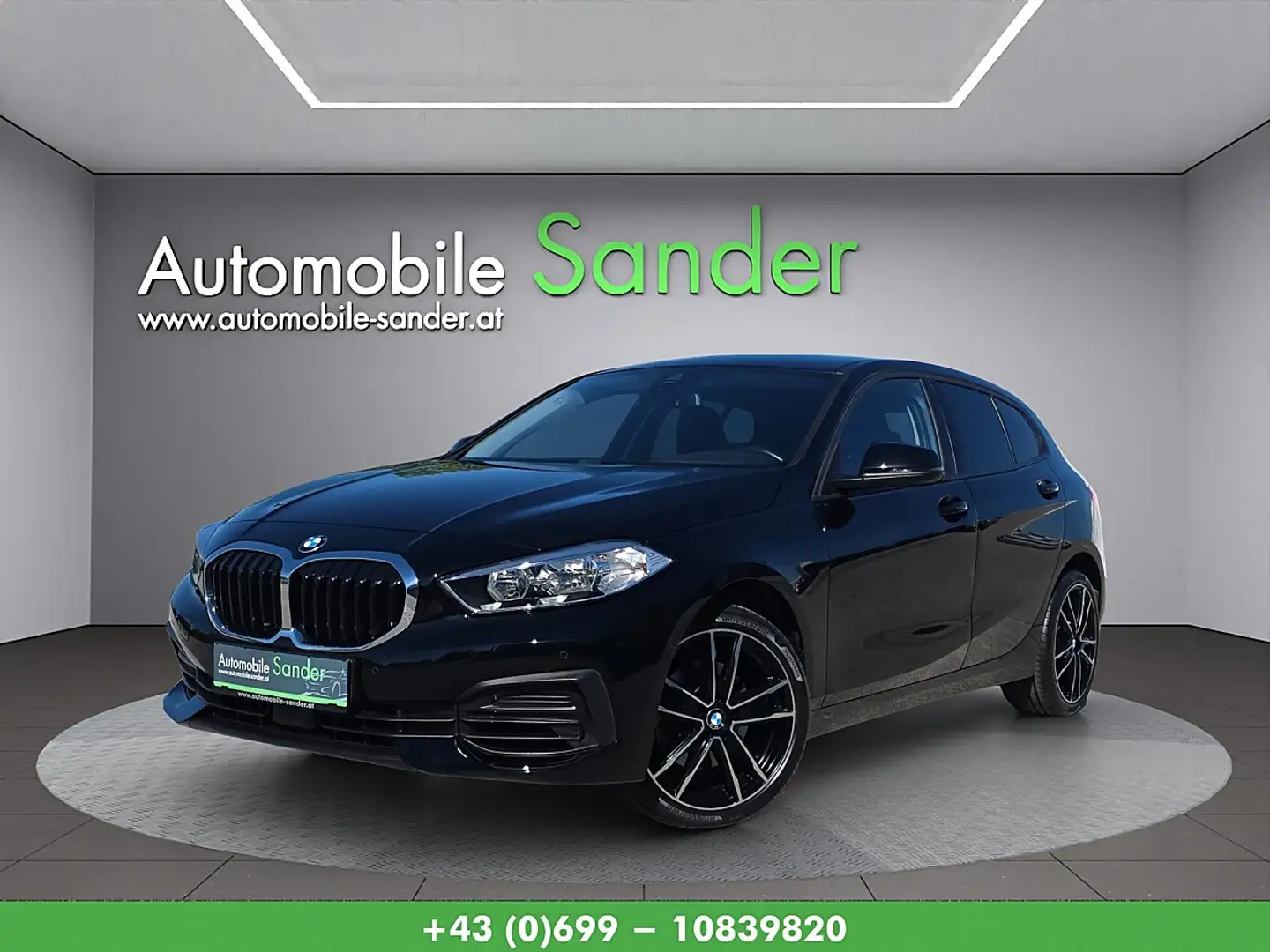 BMW 116 i Aut. Advantage *1.BESITZ / 18 ZOLL ALU* Schwarz - 1