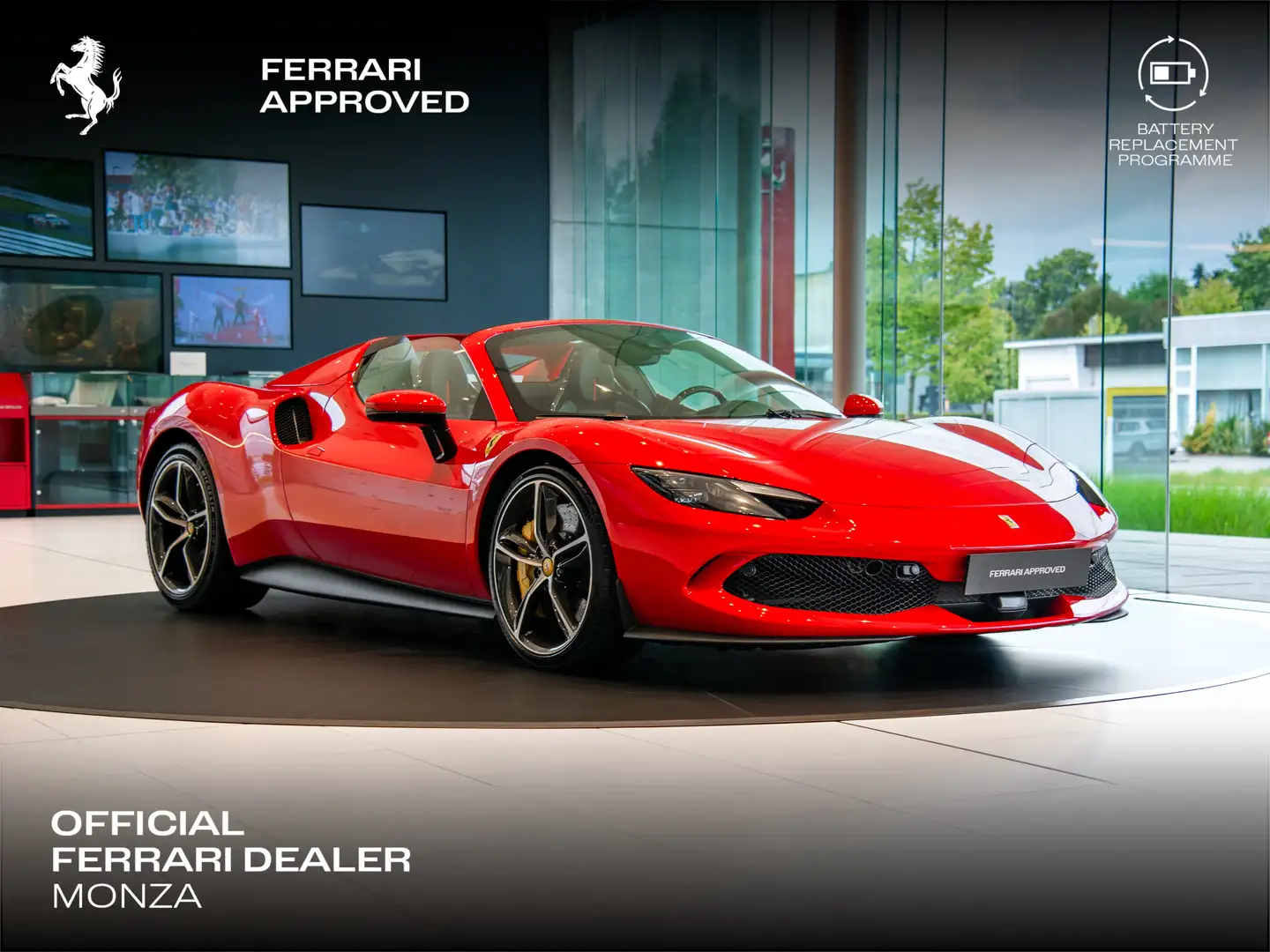 Ferrari 296 GTS Lift | Carbon Racing Seats Rood - 1