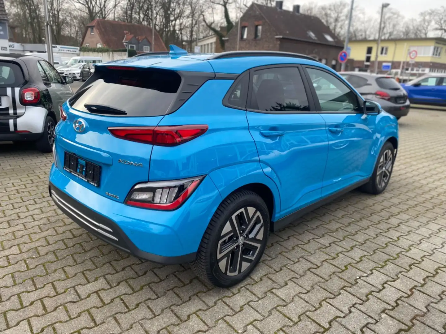Hyundai KONA ELEKTRO 150kW Prime-und Sitz Neue Allwetter Blue - 2