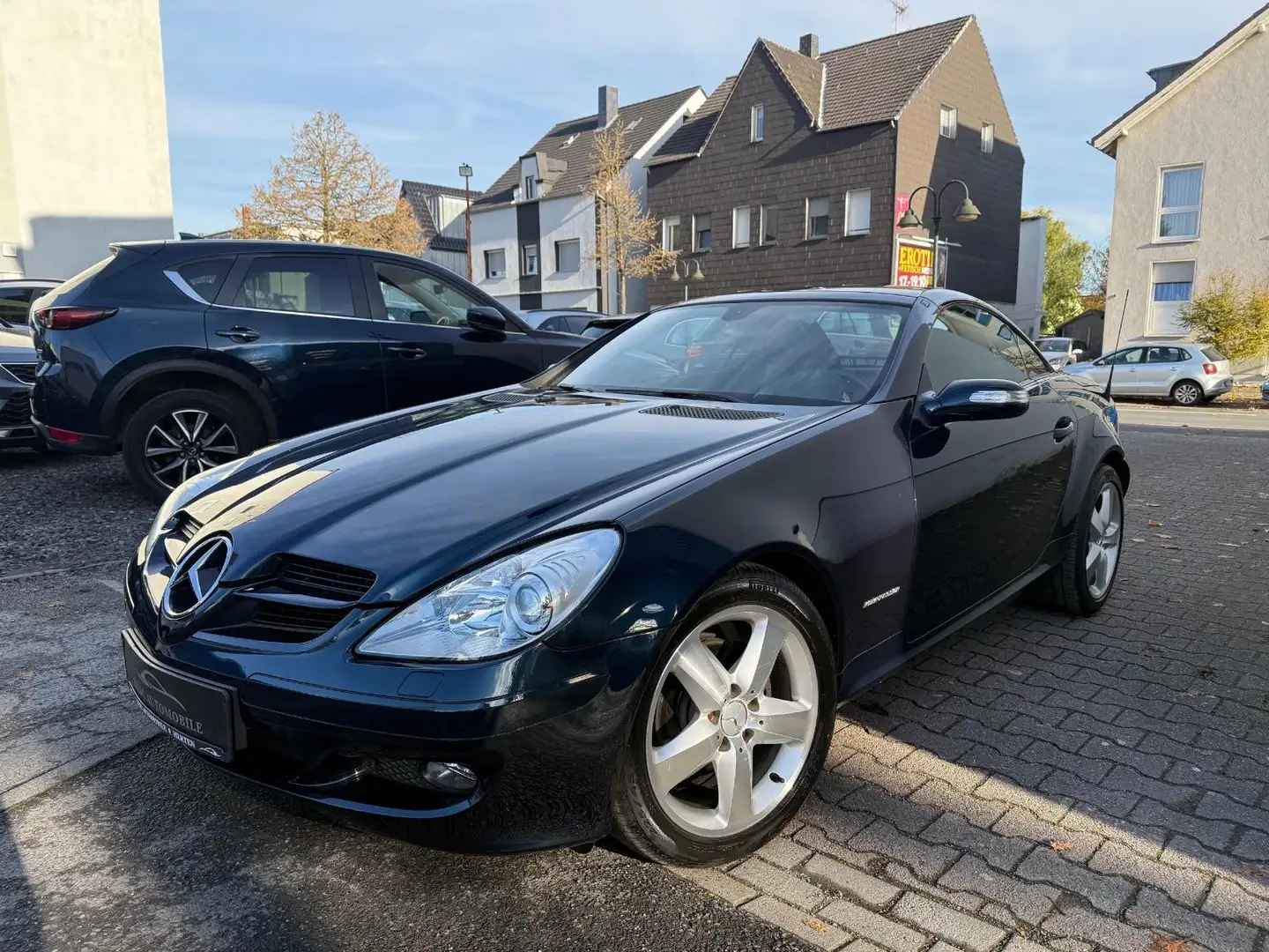 Mercedes-Benz SLK 200 Kompressor 1.Hand* Airscraf*Xenon*Leder Blau - 1