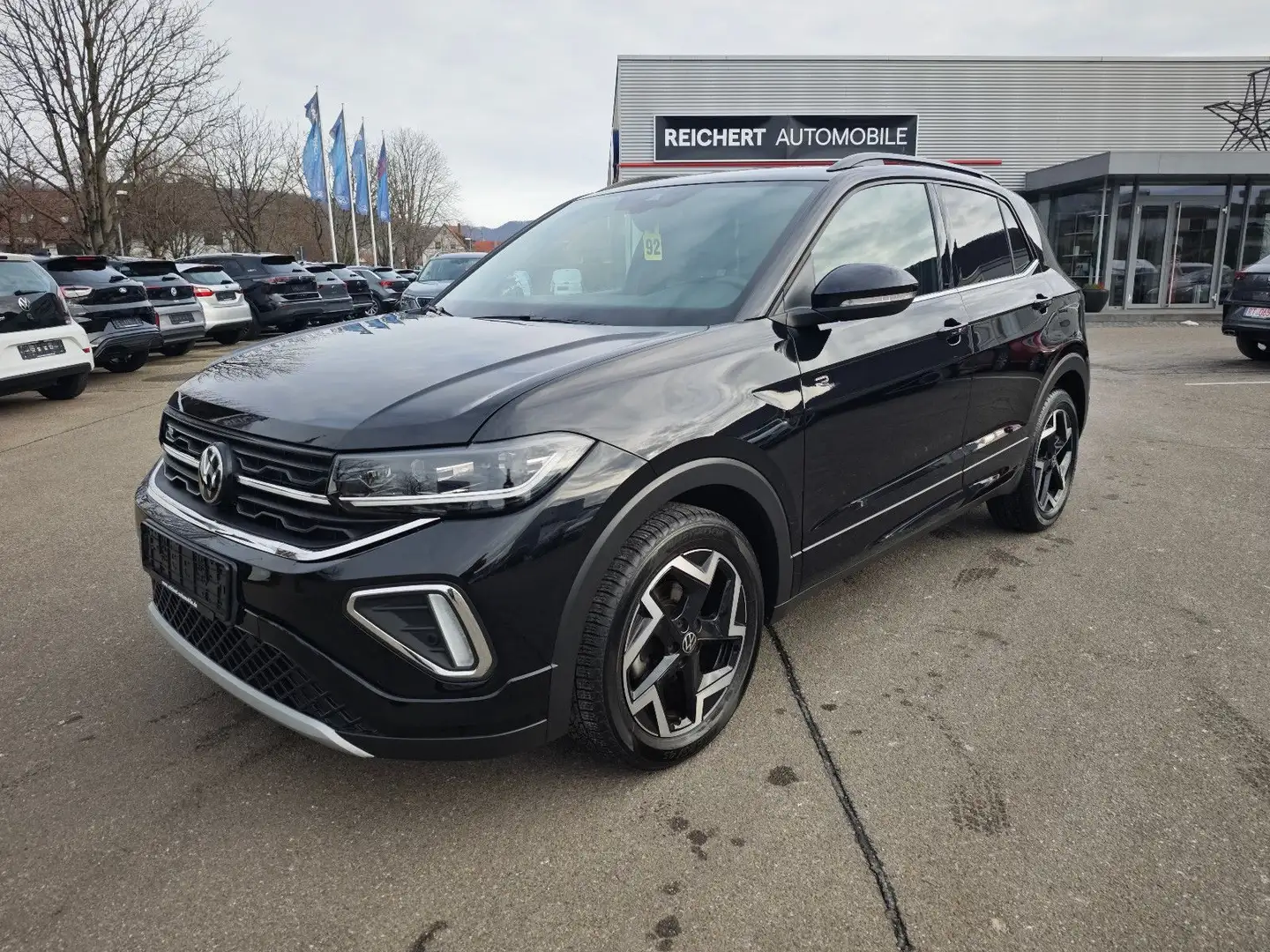 Volkswagen T-Cross R-Line 150PS DSG #AHK #kAMERA #NAVI Noir - 2