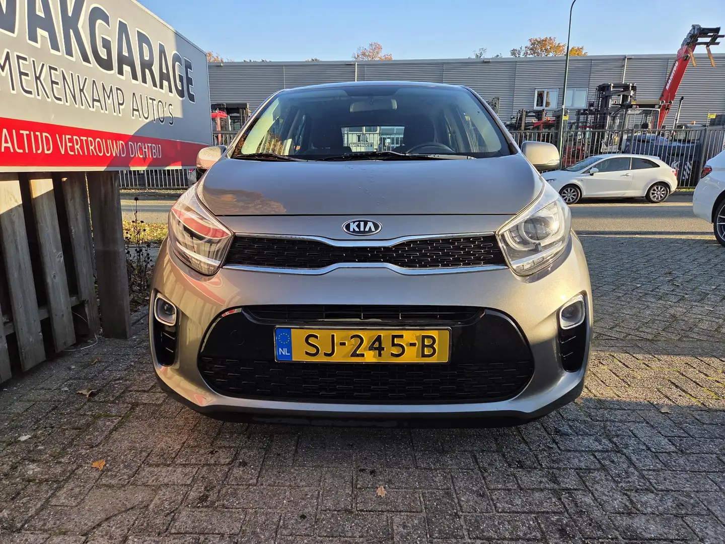Kia Picanto 1.0 CVVT DynamicPlusLine 15"/Navigatie/Camera/Clim Grijs - 2