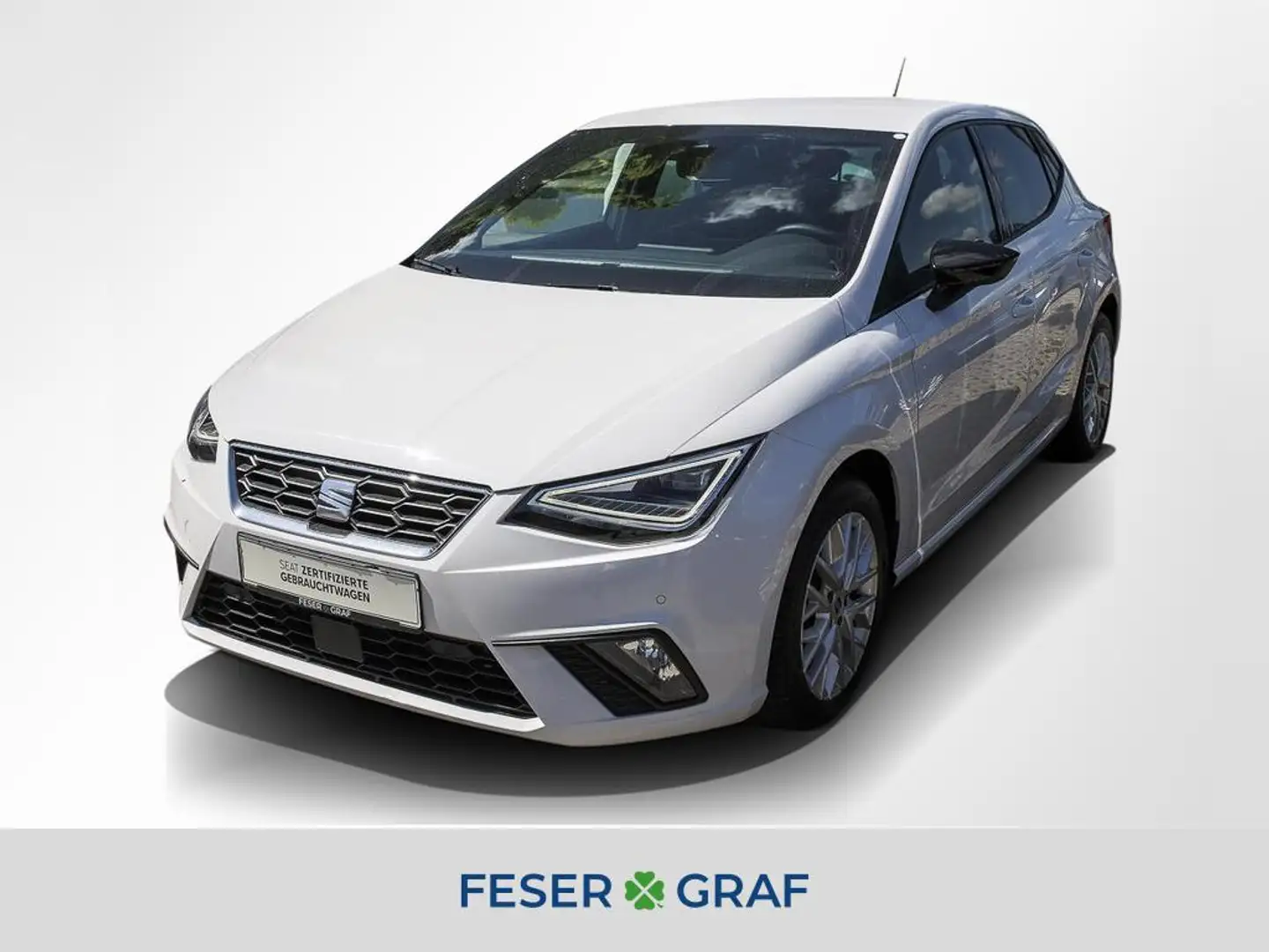 SEAT Ibiza 1.0 TSI FR ACC LED Navi RüKa Sitzh. Bianco - 1