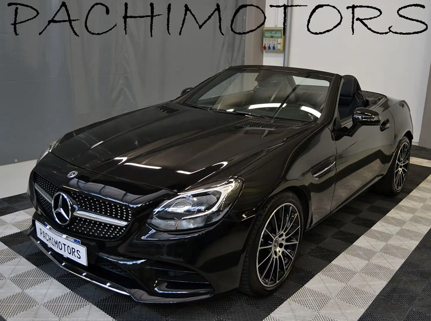 Mercedes-Benz SLC 180 Premium AMG line " KM 9.680 " Ufficiale Italiana Schwarz - 1