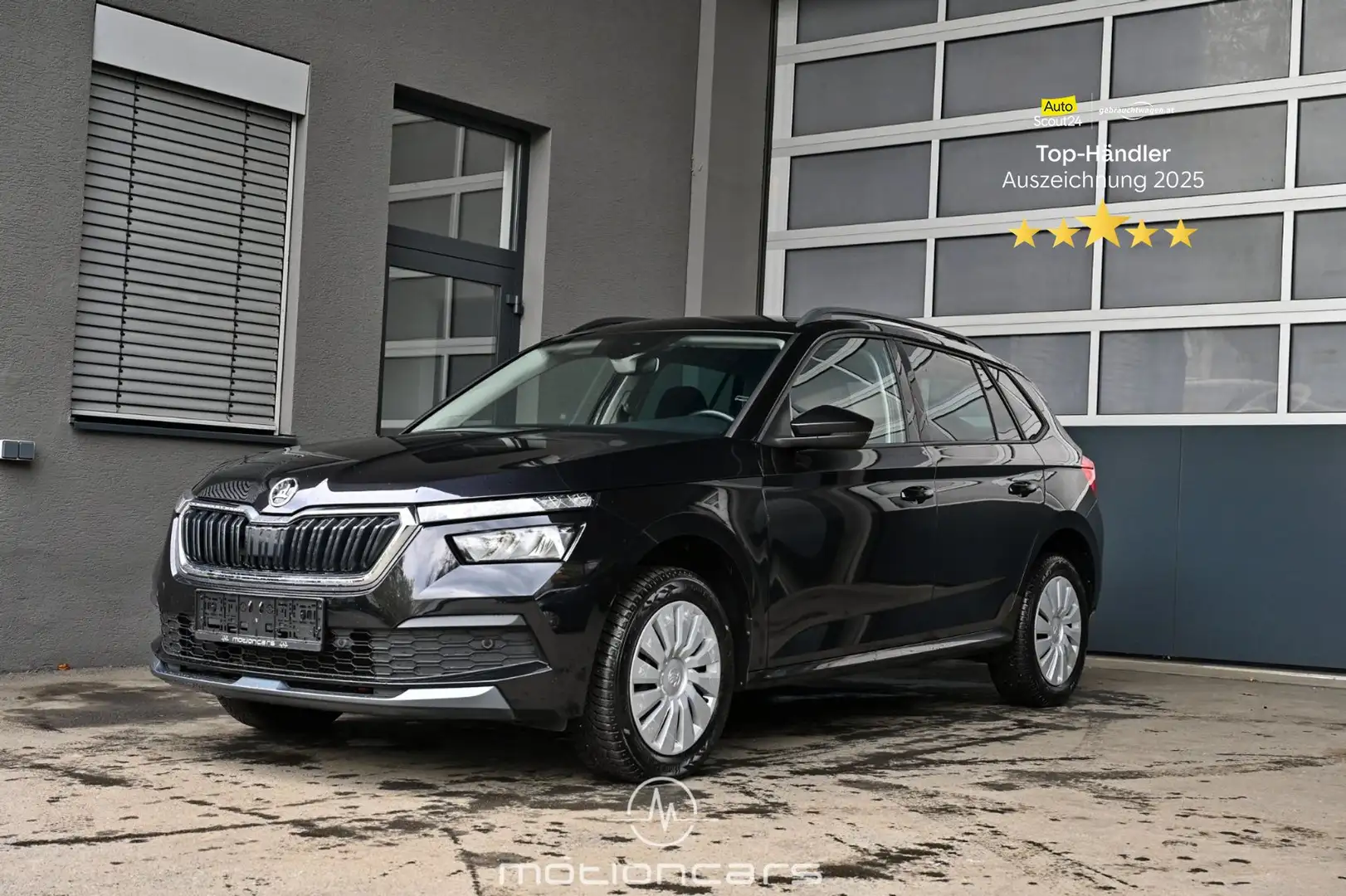 Skoda Kamiq 1.0 TSI Ambition DSG Pickerl NEU Schwarz - 1