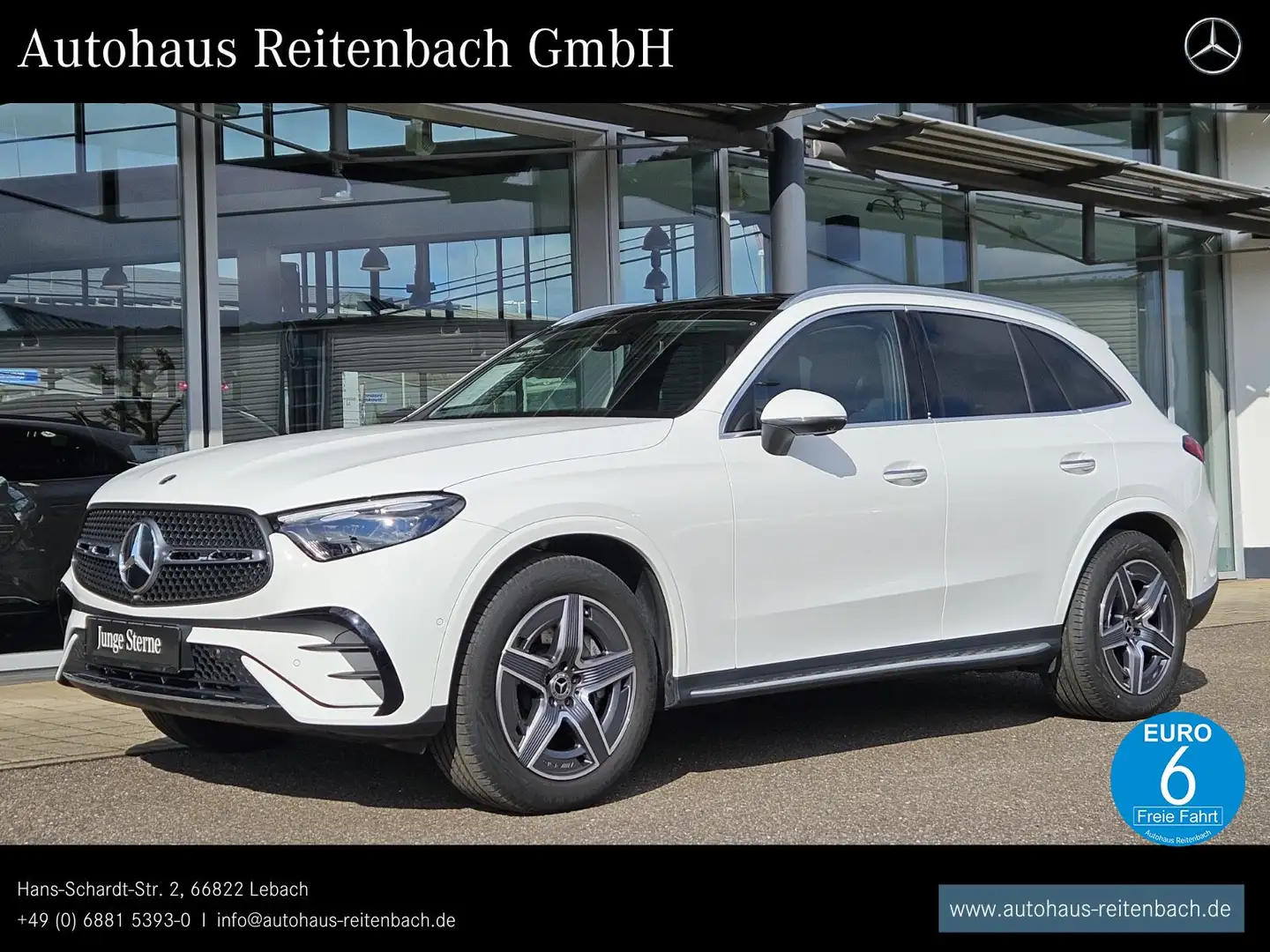 Mercedes-Benz GLC 220 GLC220d 4M AMG+PANO+DIST NIGHT+360+KEYLESS+EASYP Weiß - 1