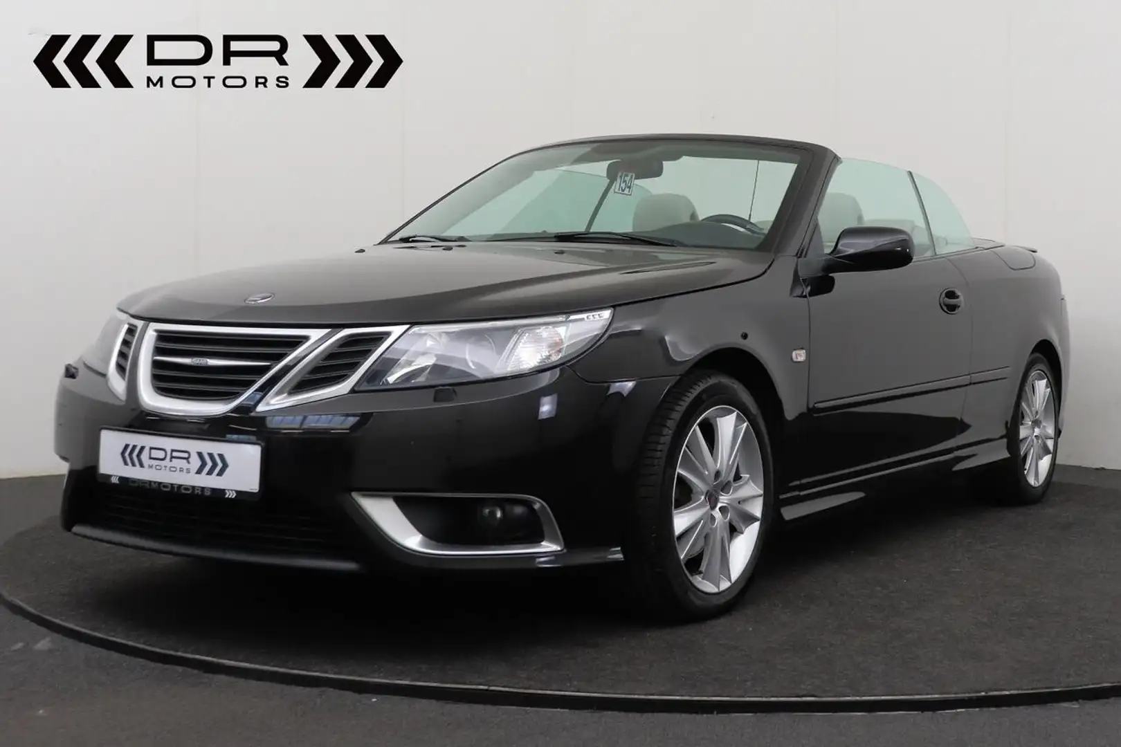 Saab 9-3 CABRIO - LEDER - AIRCO - CRUISE - TOPSTAAT!! Nero - 1