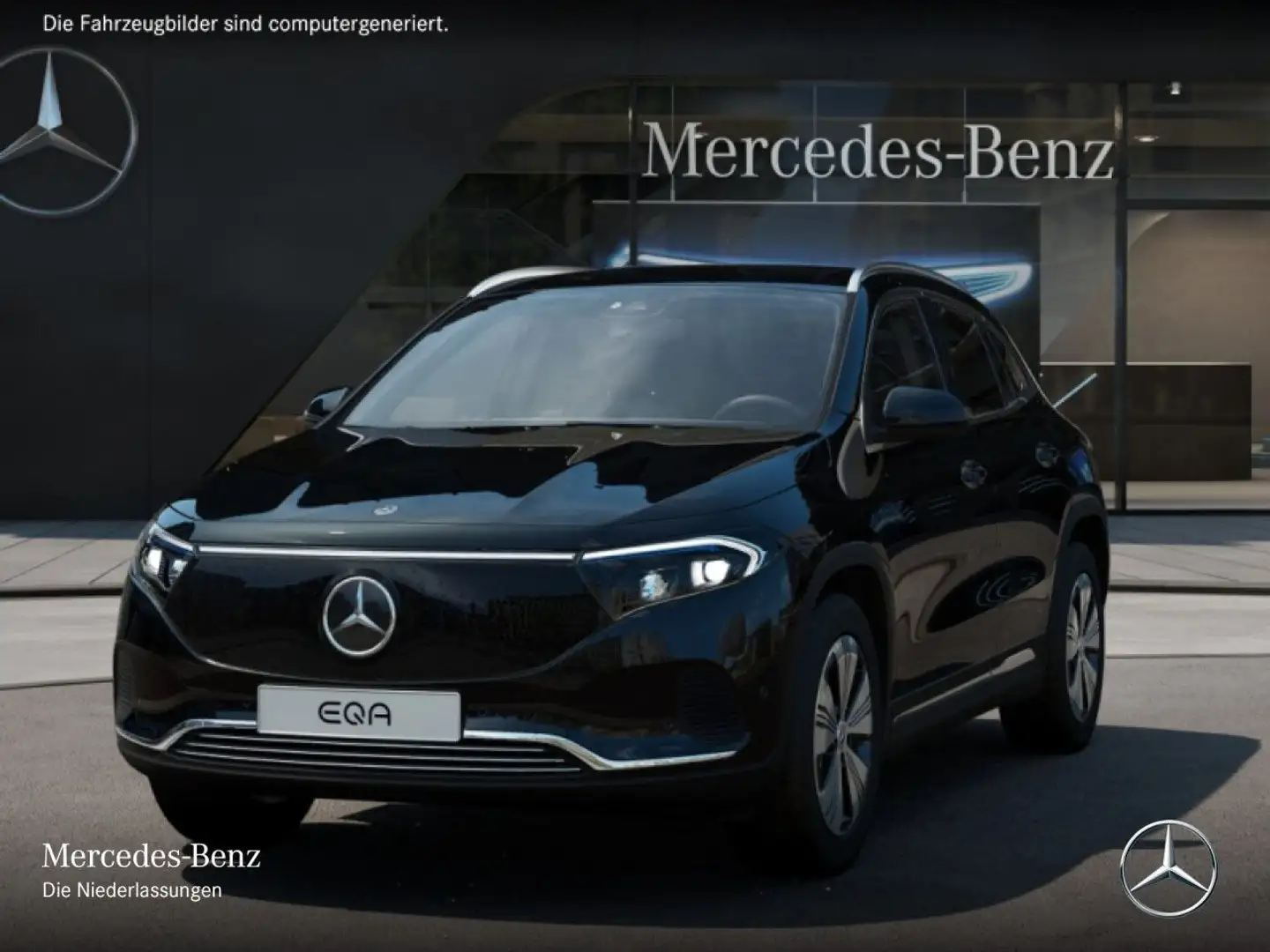 Mercedes-Benz EQA 250 PROG+ADVANCED+AHK+KAMERA+SPUR Schwarz - 2