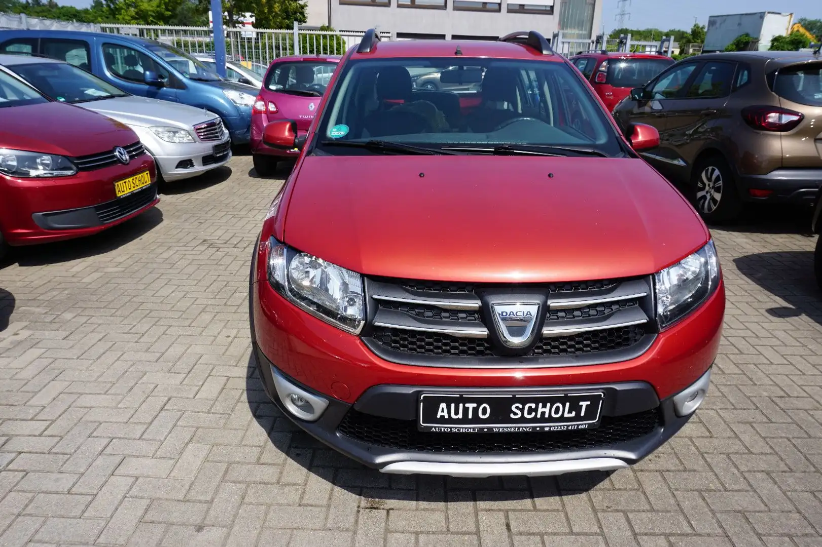 Dacia Sandero II Stepway Prestige NAVI, KLIMA, PDS Kırmızı - 1