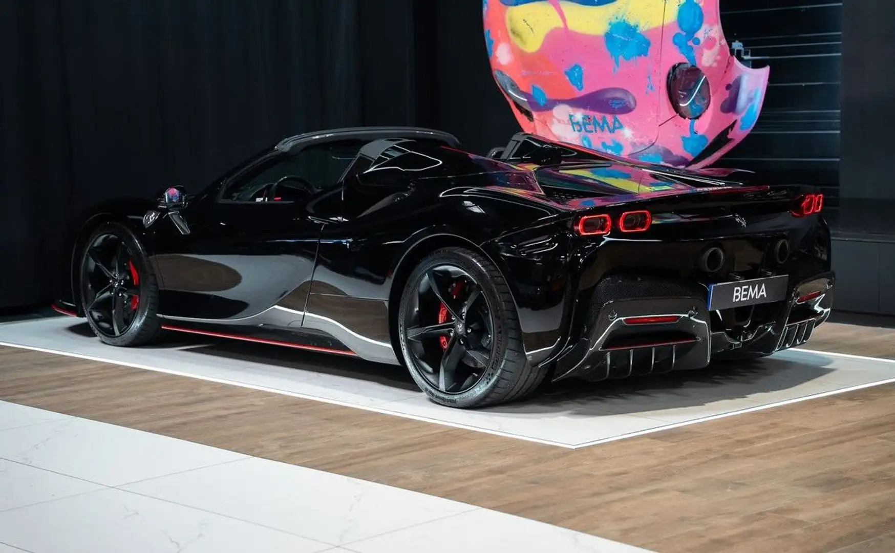 Ferrari SF90 Stradale SPIDER ATELIER | Full Carbone Lift Apple CarPlay Sièges Racing PPF Complet À partir de 4 980 eur mois Negro - 2