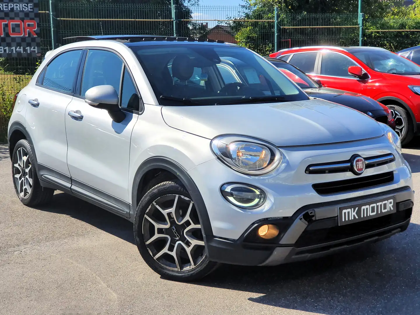 Fiat 500X 1.0 ESSENCE 116CV- 1ER PROPRI - TOIT OUVRANT - GPS Срібний - 2