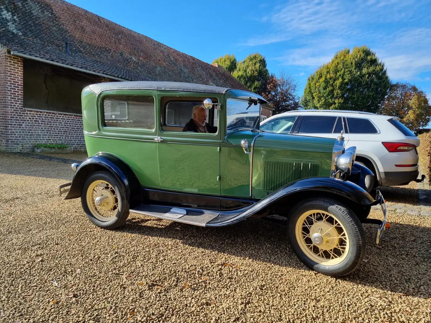 Ford Ford A Tudor Зелений - 1