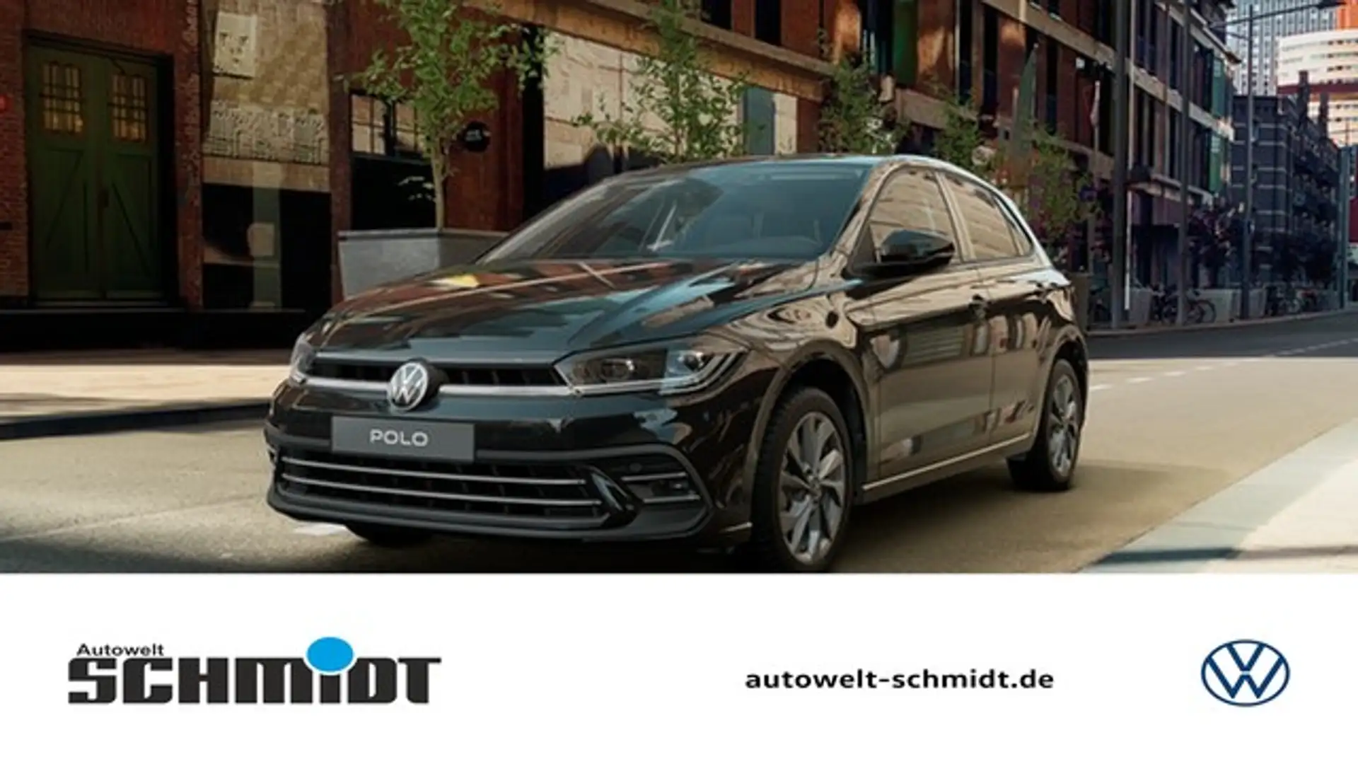 Volkswagen Polo Style 1,0 l TSI 7-Gang-DSG AHK PALERMO NAVI KAM... Noir - 1