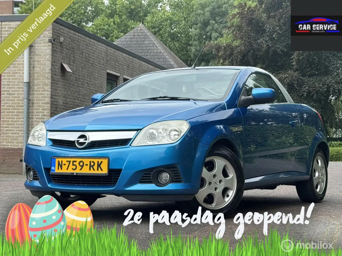 Opel Tigra TwinTop 1.4-16V Cosmo/APK/LMV/PDC/CABRIO Blau - 1