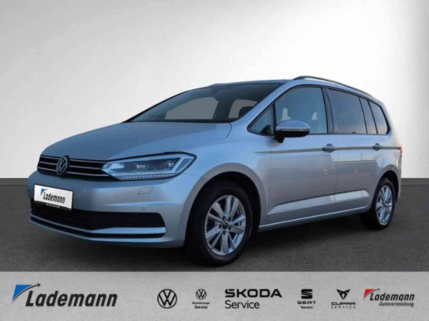Volkswagen Touran 1.5 TSI Comfortline LED+NAVI+PANO+ACC+SHZ Silber - 1