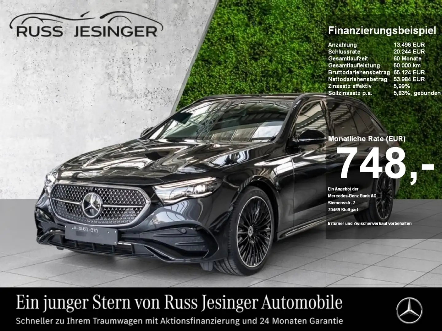 Mercedes-Benz E 300 de T AMG Line *Airmatic*Burm*Pano*AHK*360 Grau - 1