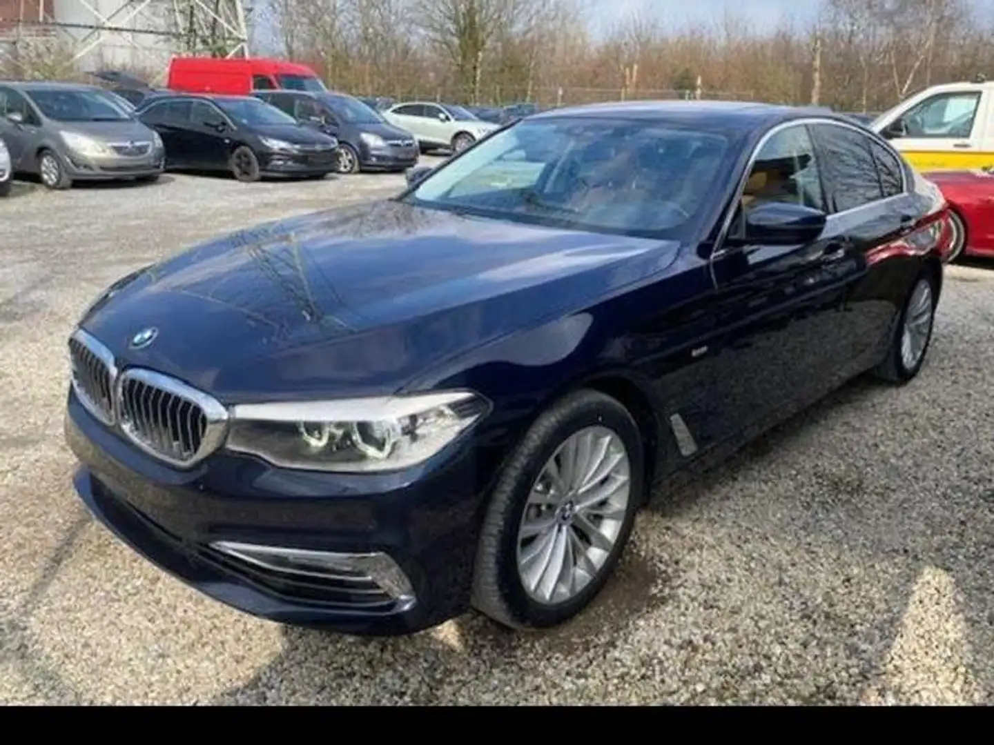 BMW 530 dA * luxury line * Blauw - 2