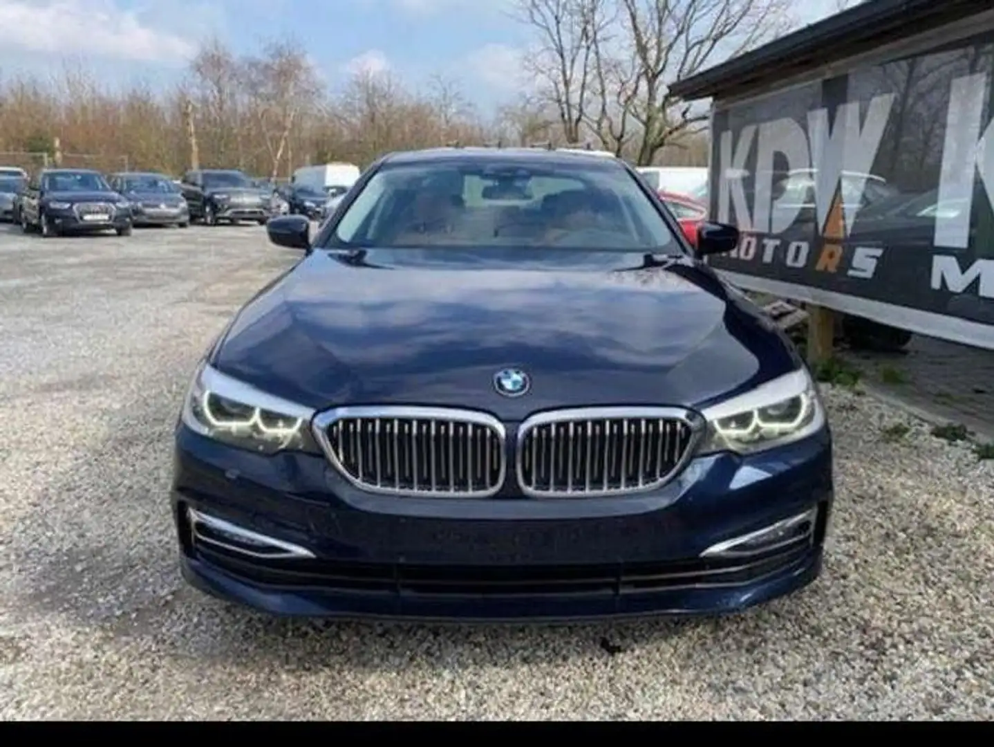 BMW 530 dA * luxury line * Blauw - 1