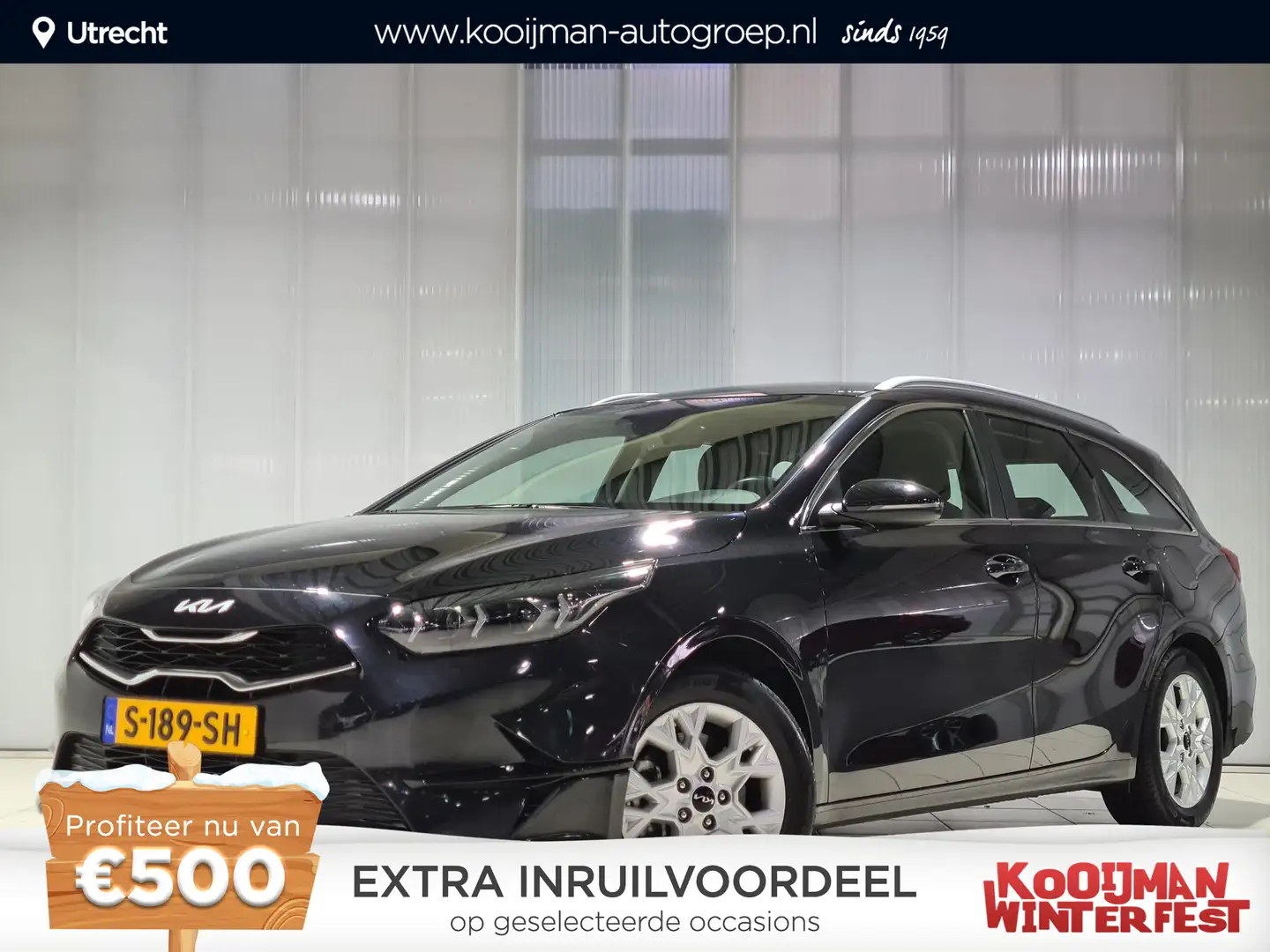 Kia Ceed SW / cee'd SW Sportswagon 1.5 T-GDi DynamicLine , Trekhaak, acht Noir - 1