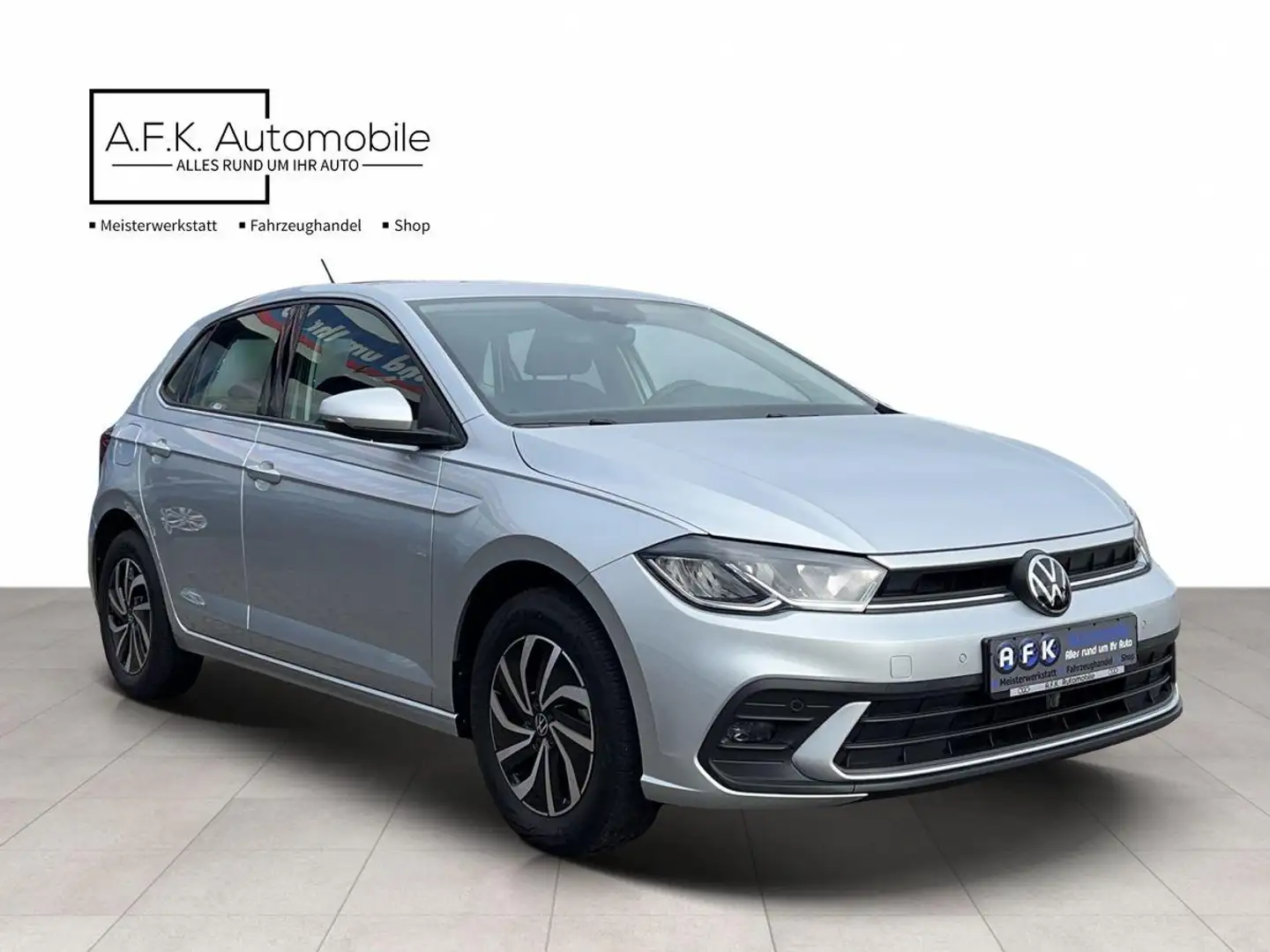 Volkswagen Polo VI 1.0 TSI | LIFE | Android Auto Metallic srebrna - 1