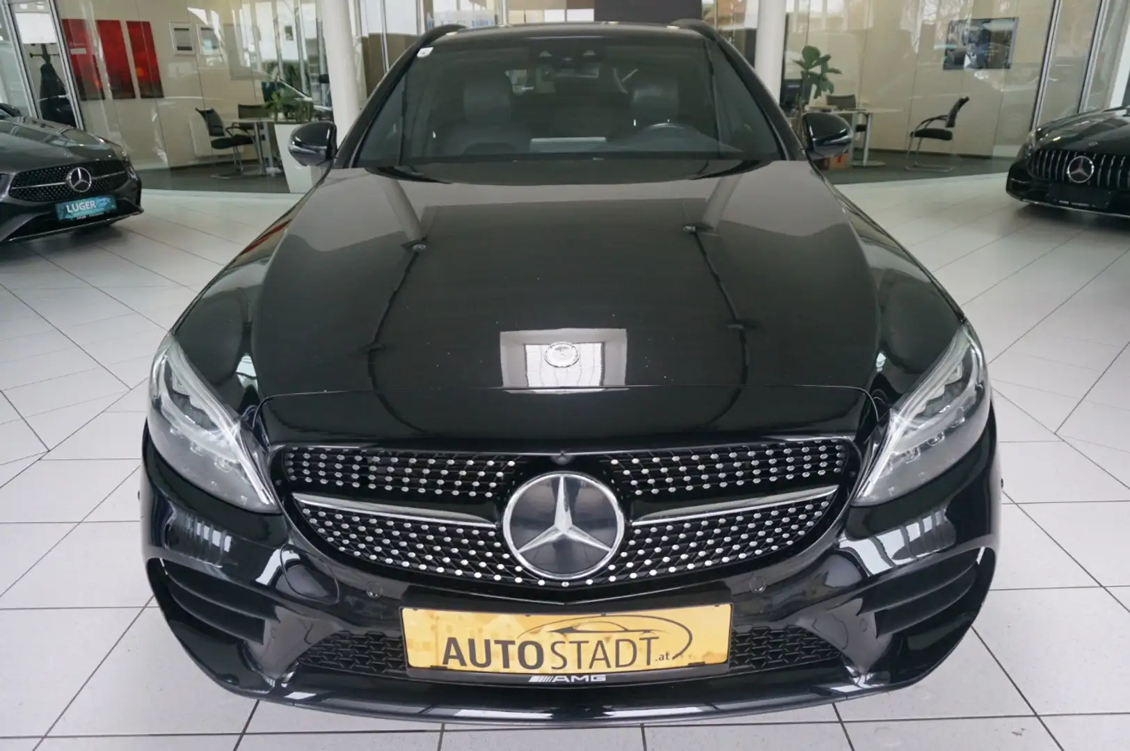 Mercedes-Benz C 220 d T-Modell AHK abnehmbar PTS Shz LED AUT Schwarz - 2