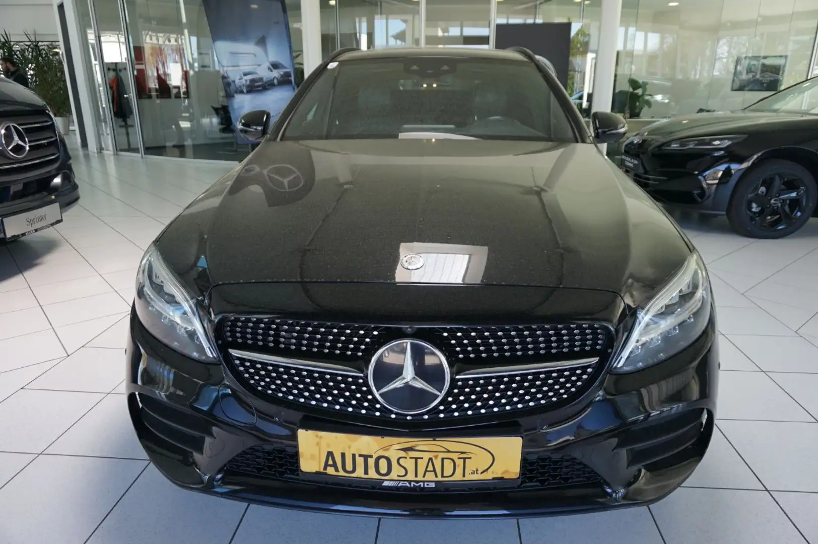 Mercedes-Benz C 220 d T-Modell AHK abnehmbar PTS Shz LED AUT Schwarz - 2