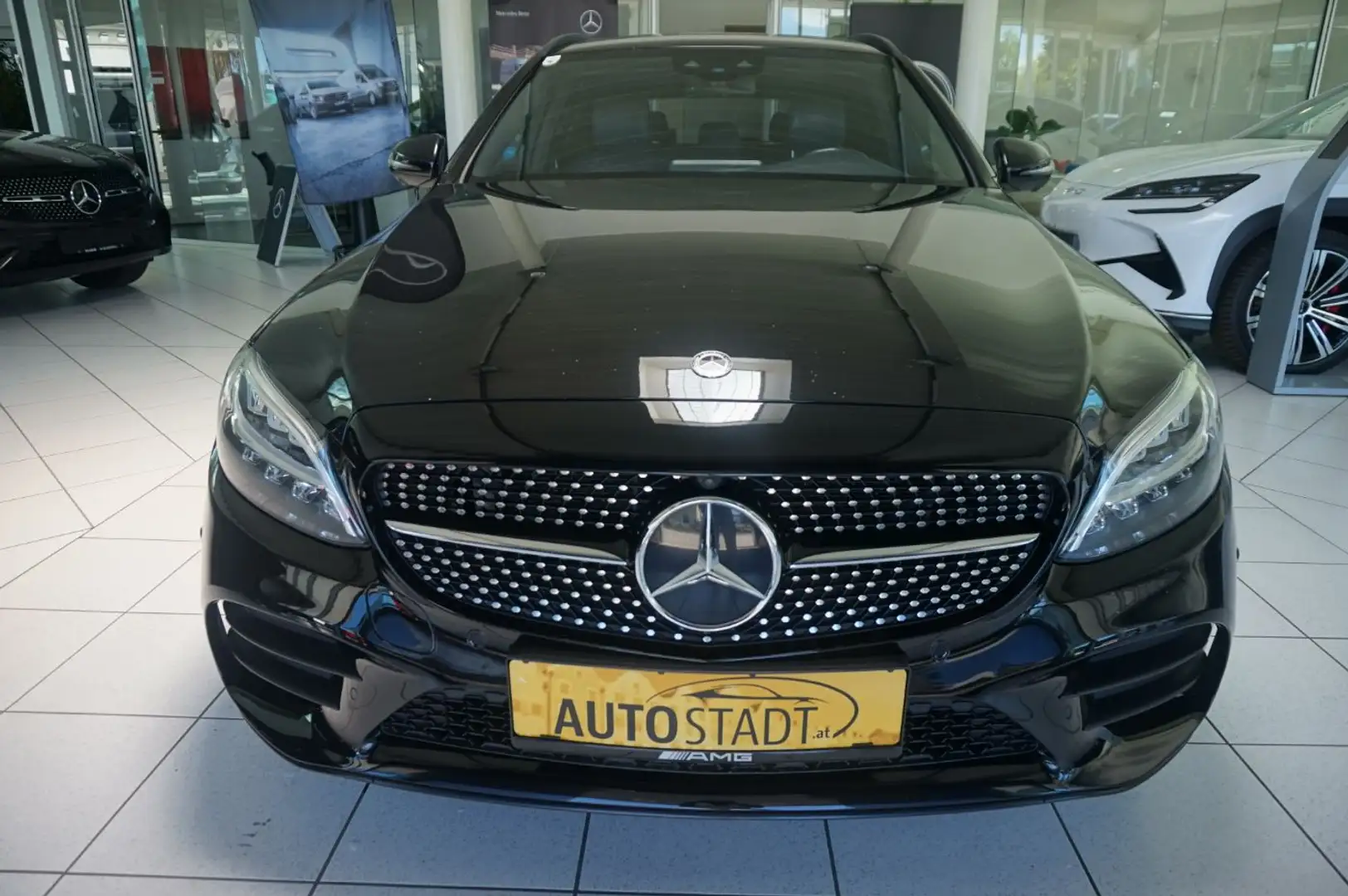 Mercedes-Benz C 220 d T-Modell AHK abnehmbar PTS Shz LED AUT Schwarz - 2