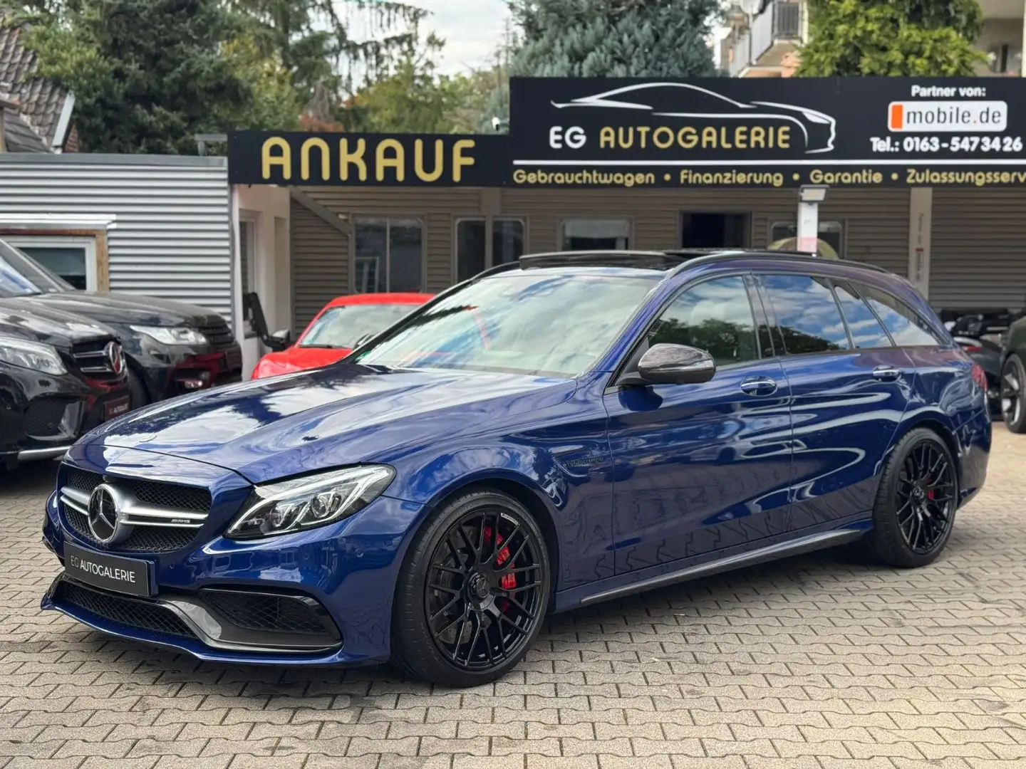 Mercedes-Benz C 63 AMG C 63 S AMG T *JS-Garantie*NO-OPF*VOLL-AUST. Bleu - 2