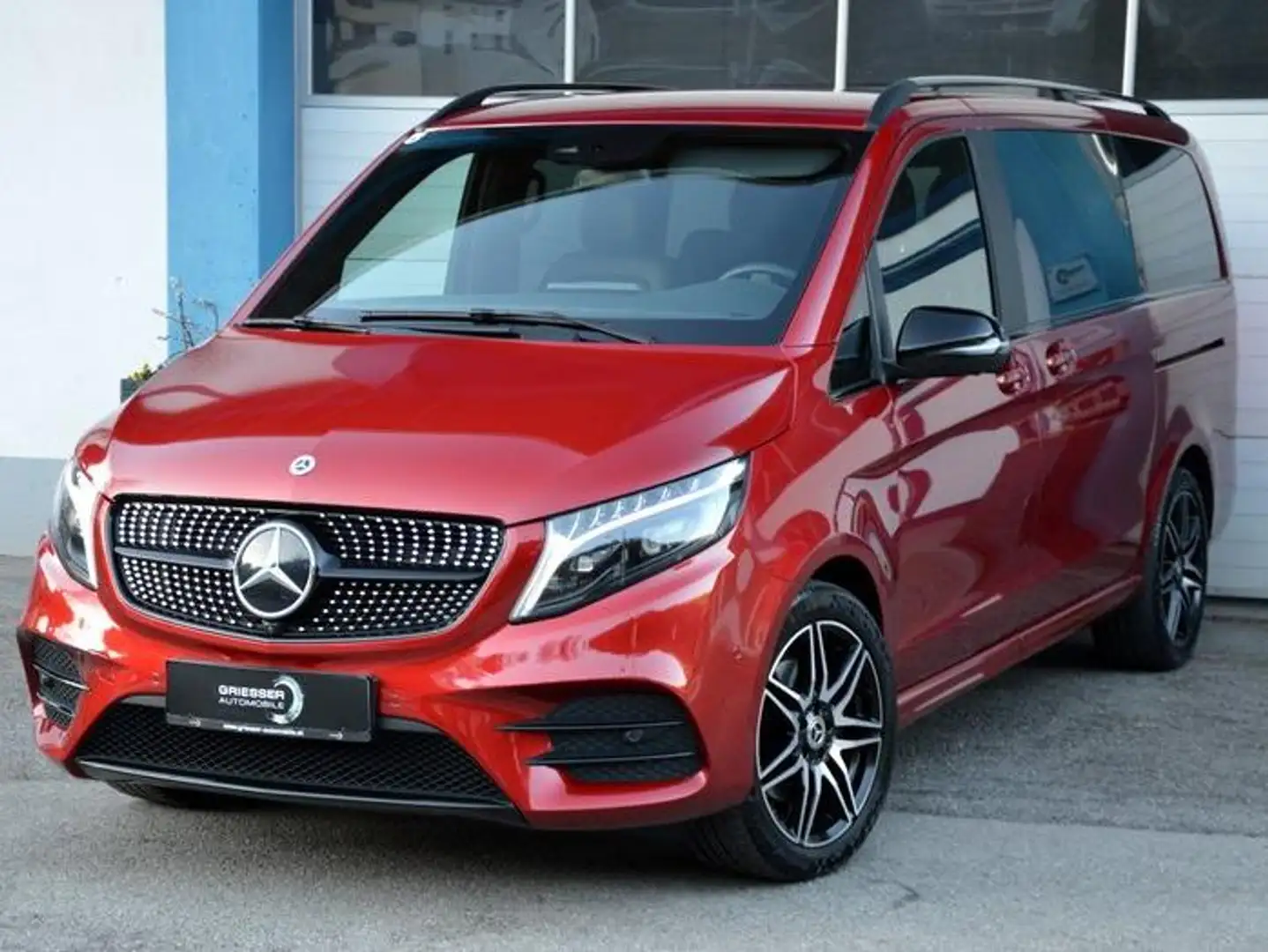 Mercedes-Benz V 300 V300 d EXCLUSIVE 4MATIC *AMG-Line*LUFT*Distronic* Rot - 1