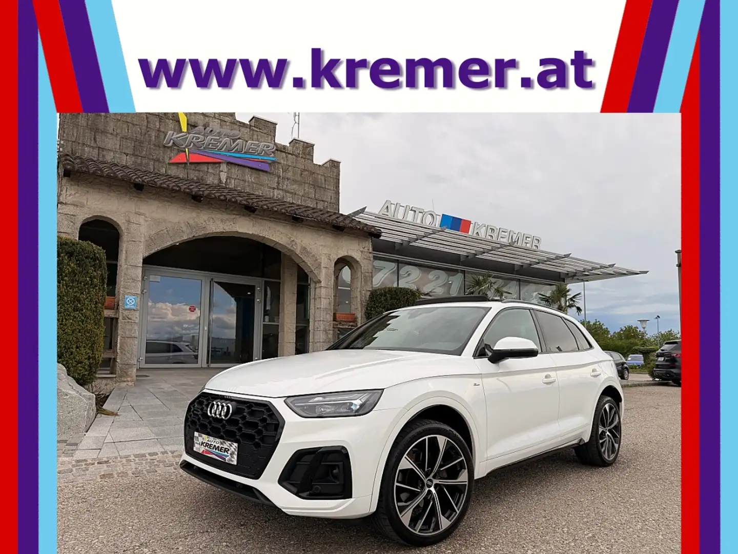 Audi Q5 40 TDI quattro 3x S-line S-tronic/PANO/ACC/VIRT... Weiß - 1