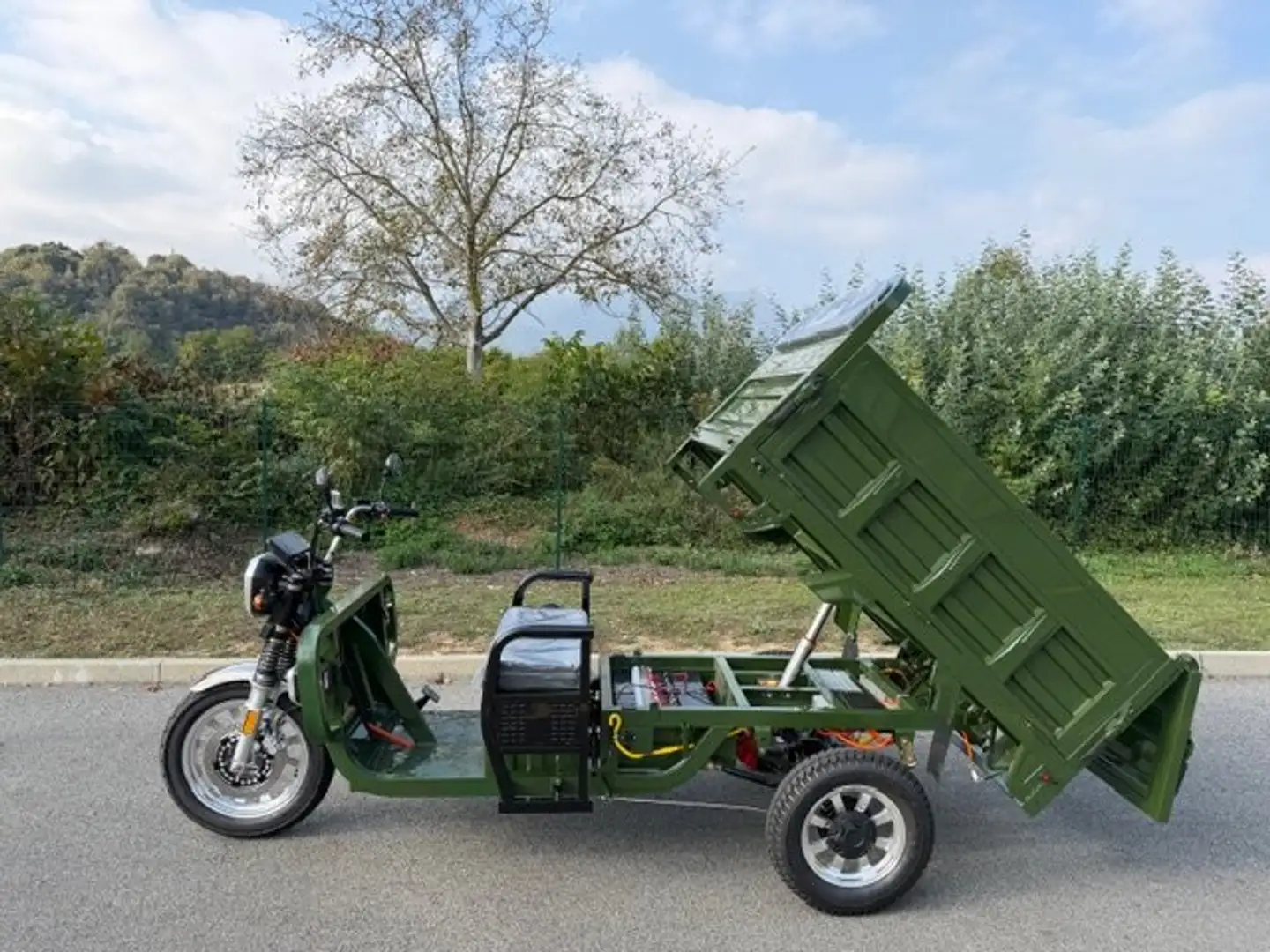 Altro e-CARRO maxi RIBALTABILE - ELETTRICO Verde - 2