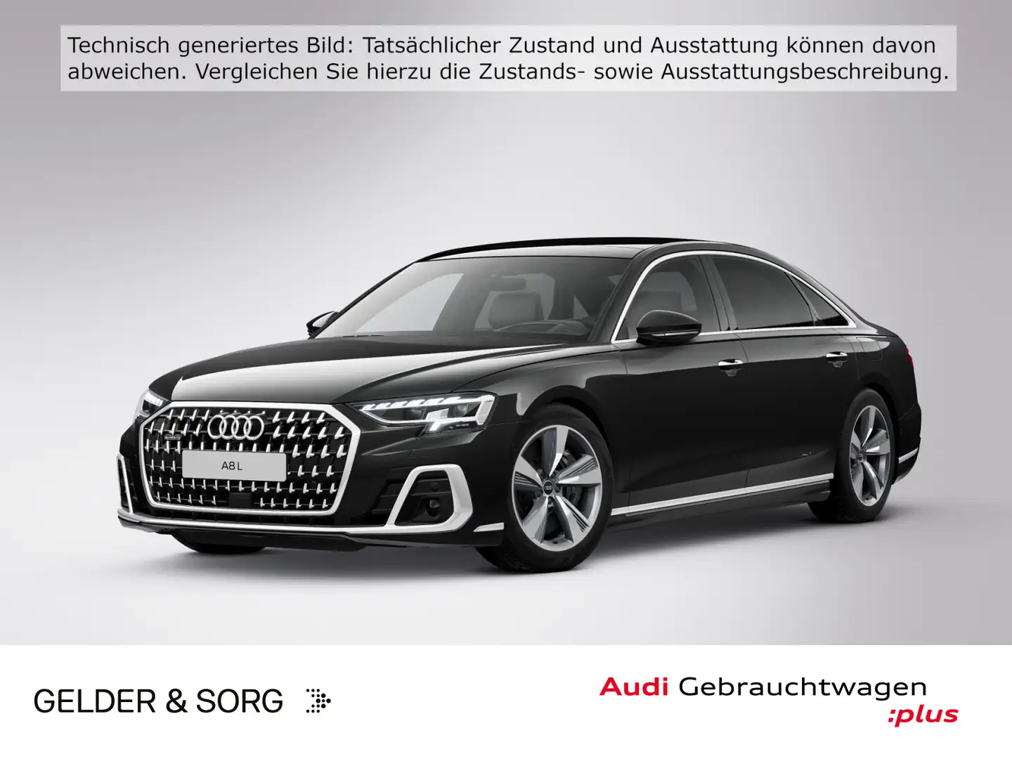 Audi A8 lang 60 TFSI e qu. 4S*Massage*Pano*air*HuD* Schwarz - 1