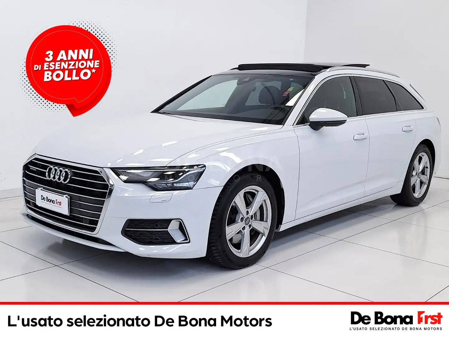 Audi A6 avant 45 3.0 tdi mhev sport quattro tiptronic Bianco - 1
