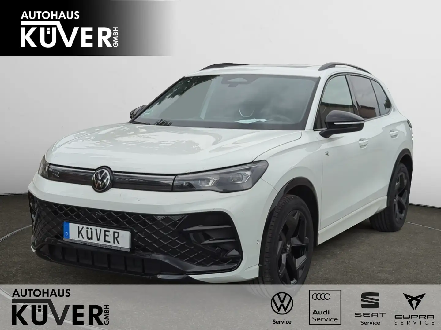 Volkswagen Tiguan R-Line 2,0 TDI DSG Navi+Pano+AHK+IQ+ACC Weiß - 1
