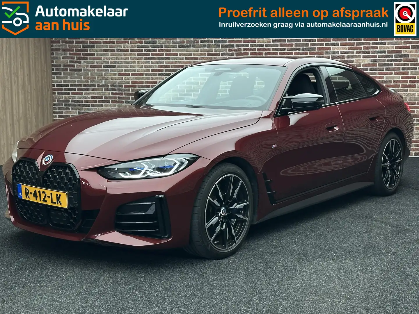 BMW 440 4-serie Gran Coupé M440i xDrive High Executive M P Červená - 1