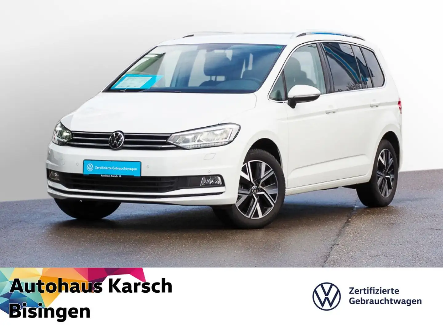 Volkswagen Touran 1.5 TSI Highline NAVI, ALU, PDC, SH LED Weiß - 1