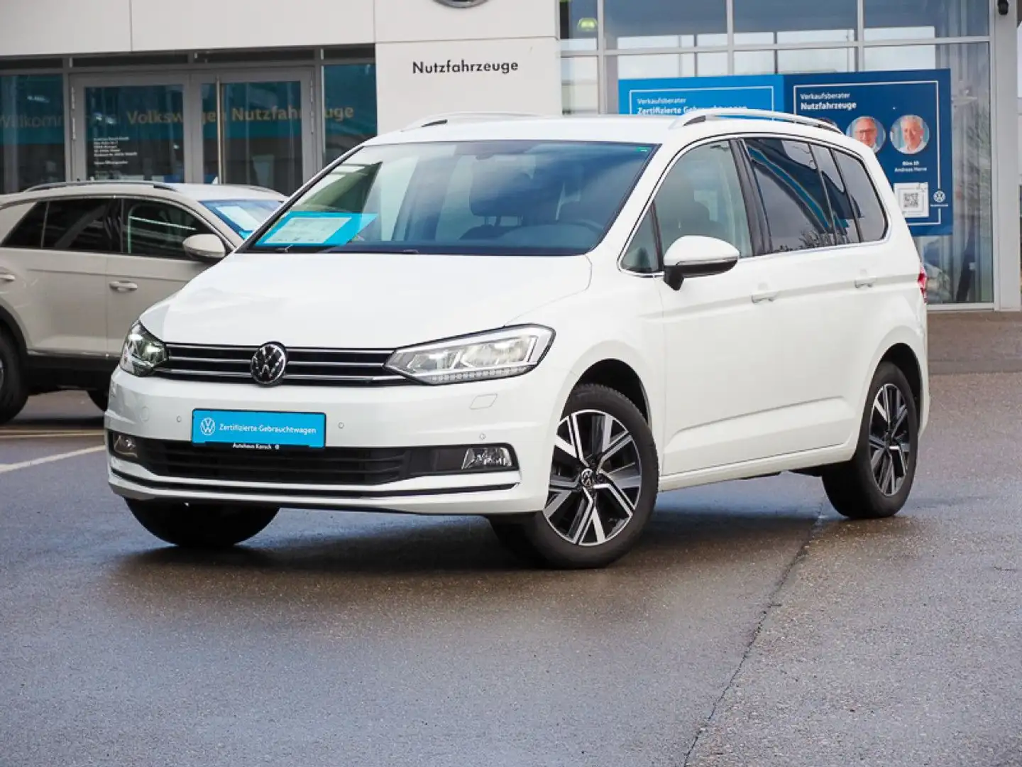 Volkswagen Touran 1.5 TSI Highline NAVI, ALU, PDC, SH LED Weiß - 2