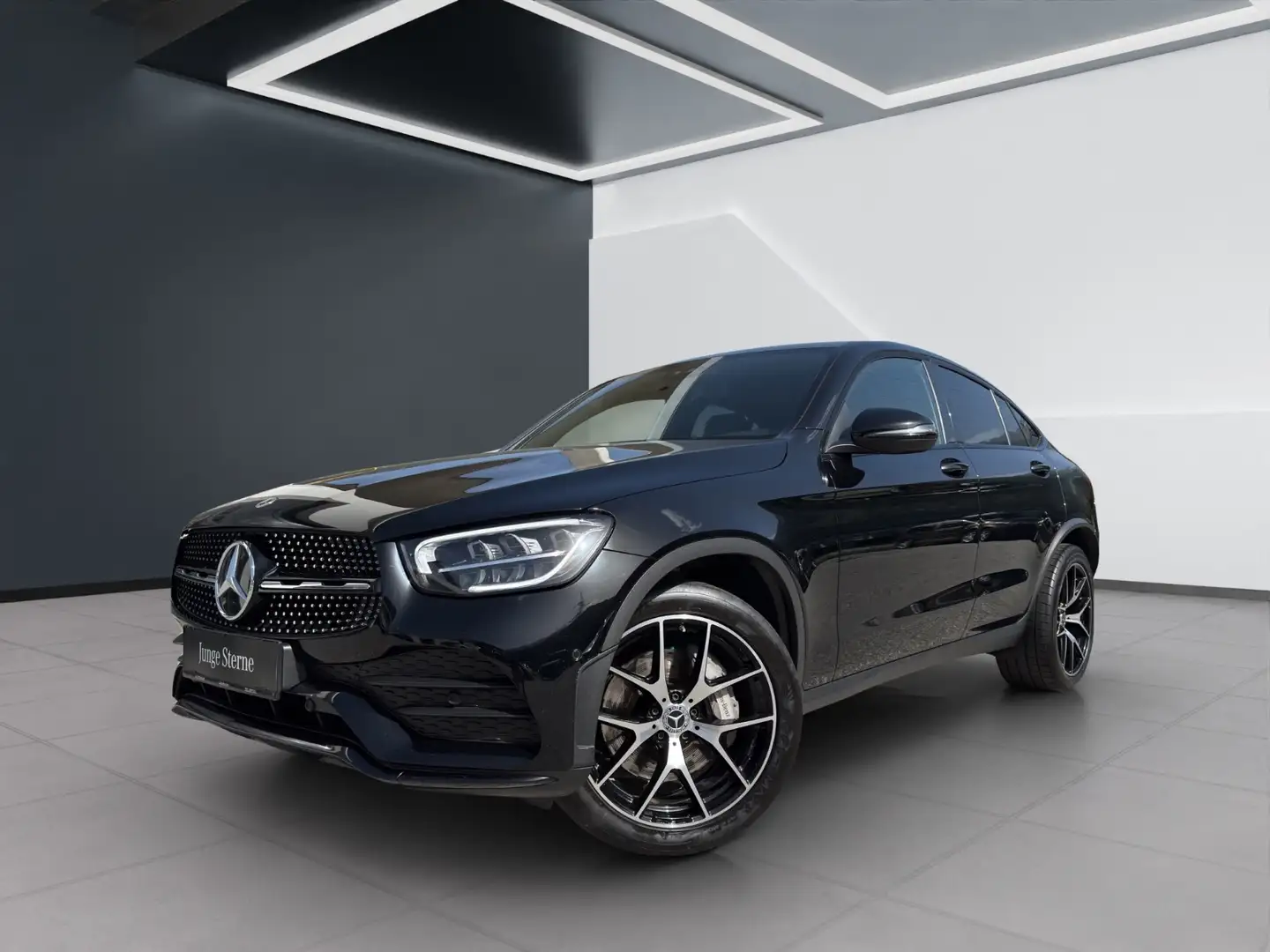 Mercedes-Benz GLC 220 d 4MATIC Coupé PTS Shz Ambi Sportpaket Schwarz - 2
