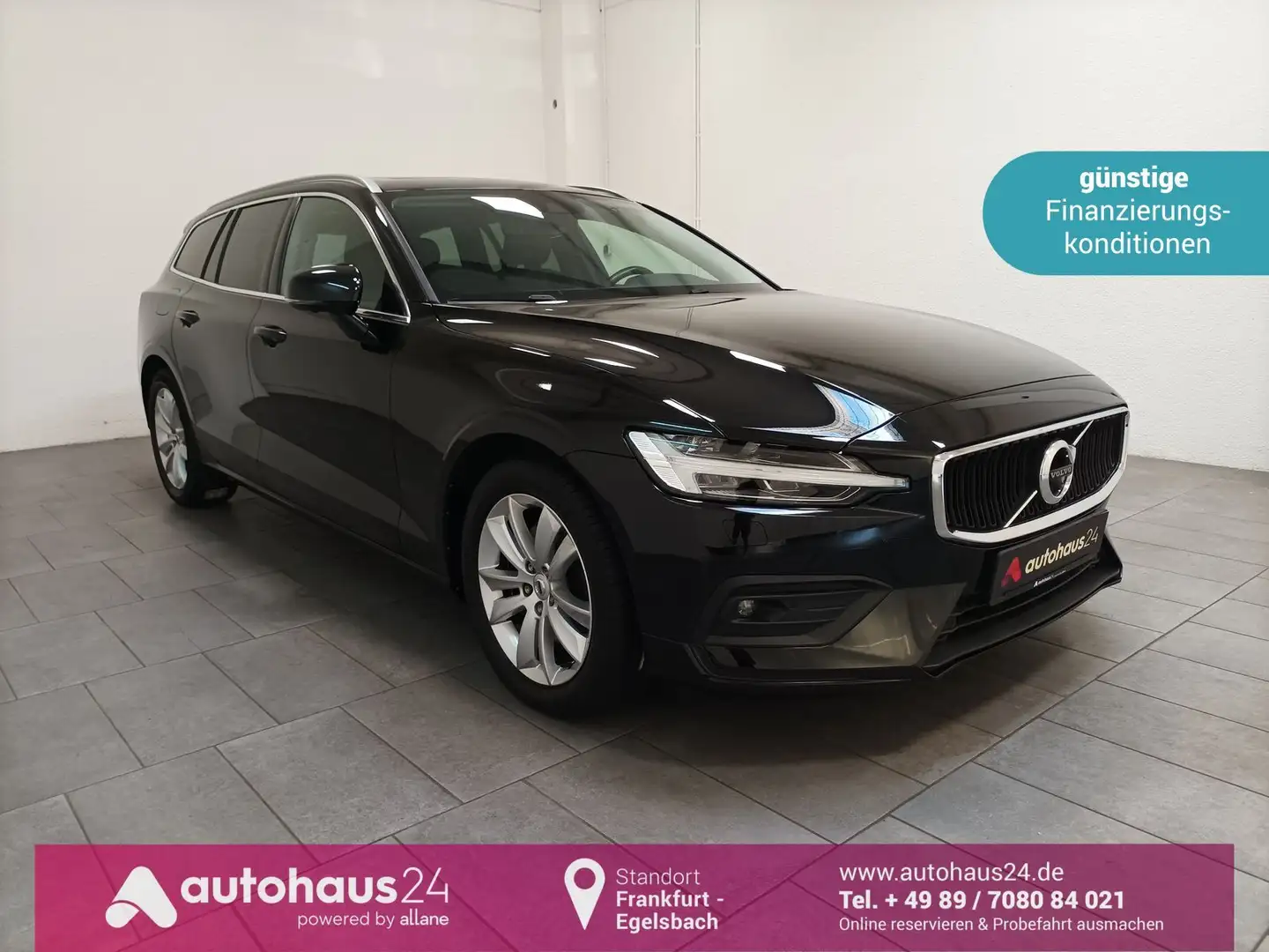 Volvo V60 V 60 B3 Momentum Pro Navi|CAM|SHD|Sitzhzg. Zwart - 1